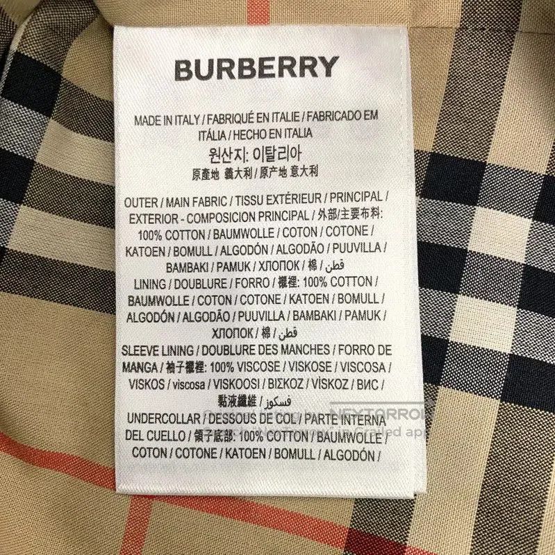 Burberry Burberry Navy Cotton Men's Trench Coat. Size US L / EU 52-54 / 3 - 6 Thumbnail