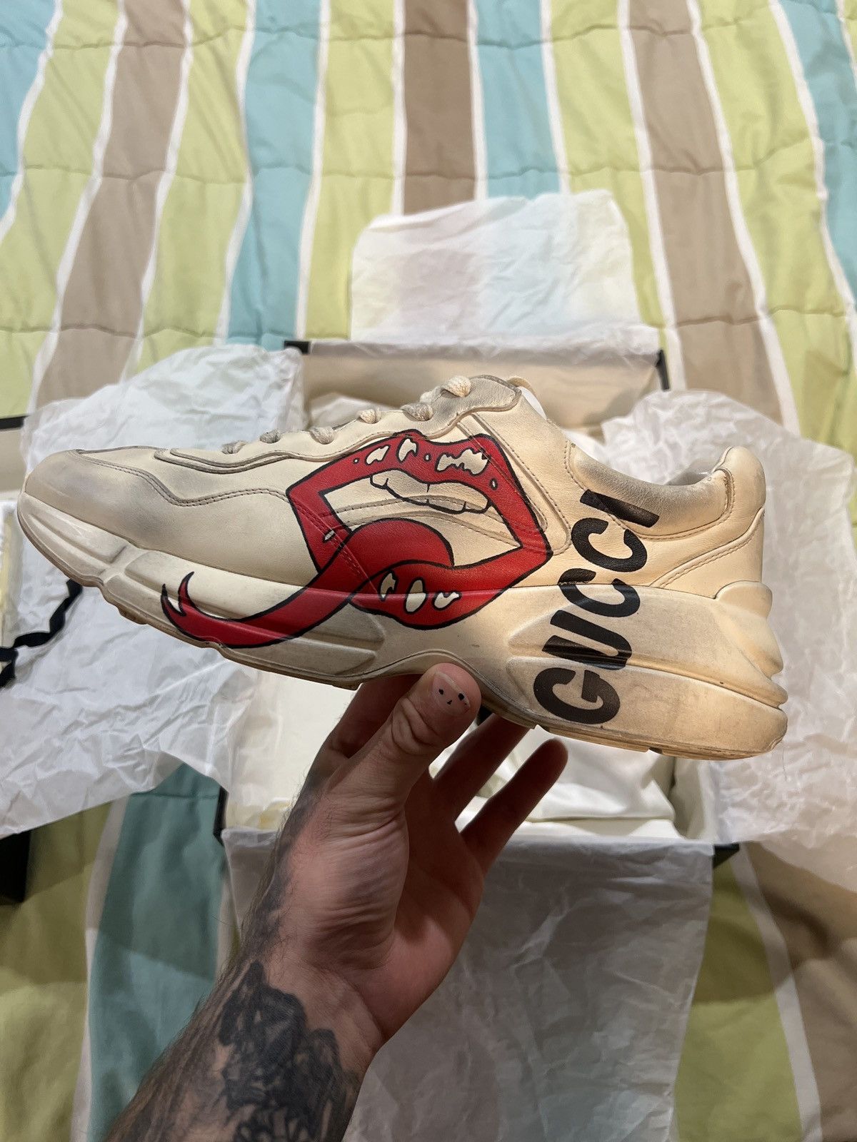 Gucci Gucci Rhyton Mouthprint Size US 10 / EU 43 - 15 Thumbnail