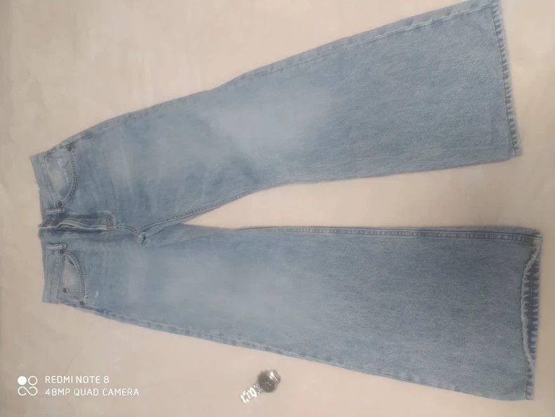 Acne Studios acne studios Denim bigfoot pants 2502-Nextarrow Size US 32 / EU 48 - 1 Thumbnail