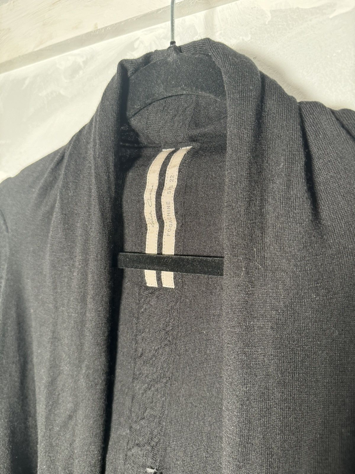 Rick Owens × Rick Owens Drkshdw Rick Owens Open Front Long Sleeve Cardigan Black Size US XS / EU 42 / 0 - 4 Thumbnail
