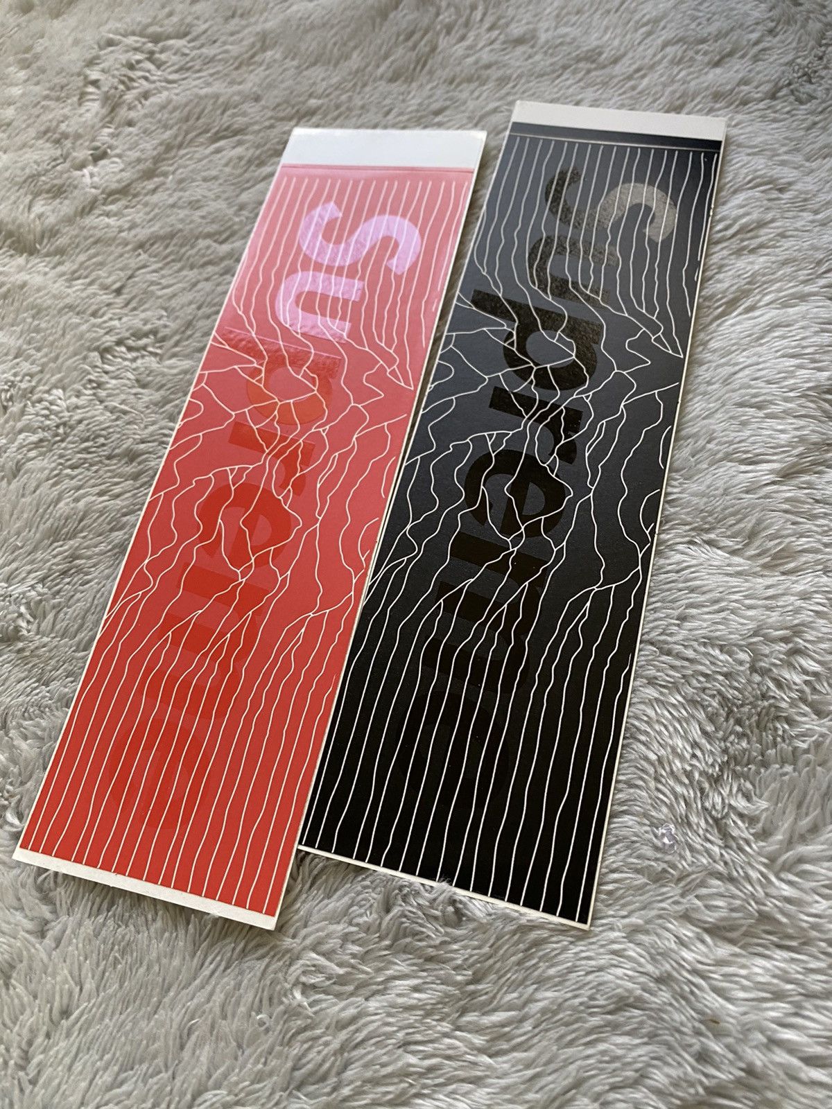 Joy Division × Supreme Supreme joy Davidson box logo sticker red black set of 2 Size ONE SIZE - 5 Thumbnail