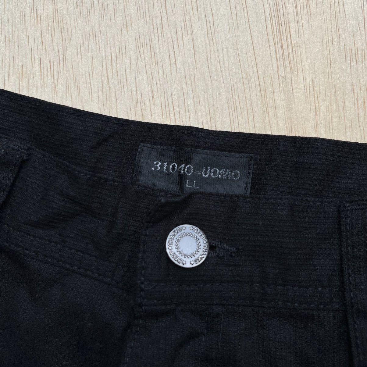 Japanese Brand 31040=UOMO DOUBLE WAIST CARGO DENIM REGULAR STRAIGH Size US 32 / EU 48 - 4 Thumbnail