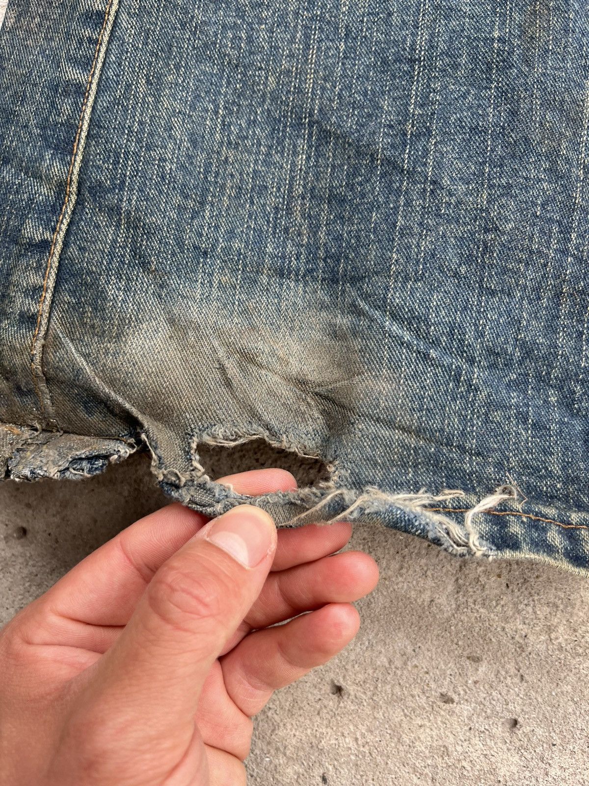Miss Sixty Flared Miss Sixty Dirty Faded Denim Pants Jeans Y2K Japanese Size 32" / US 10 / IT 46 - 18 Thumbnail