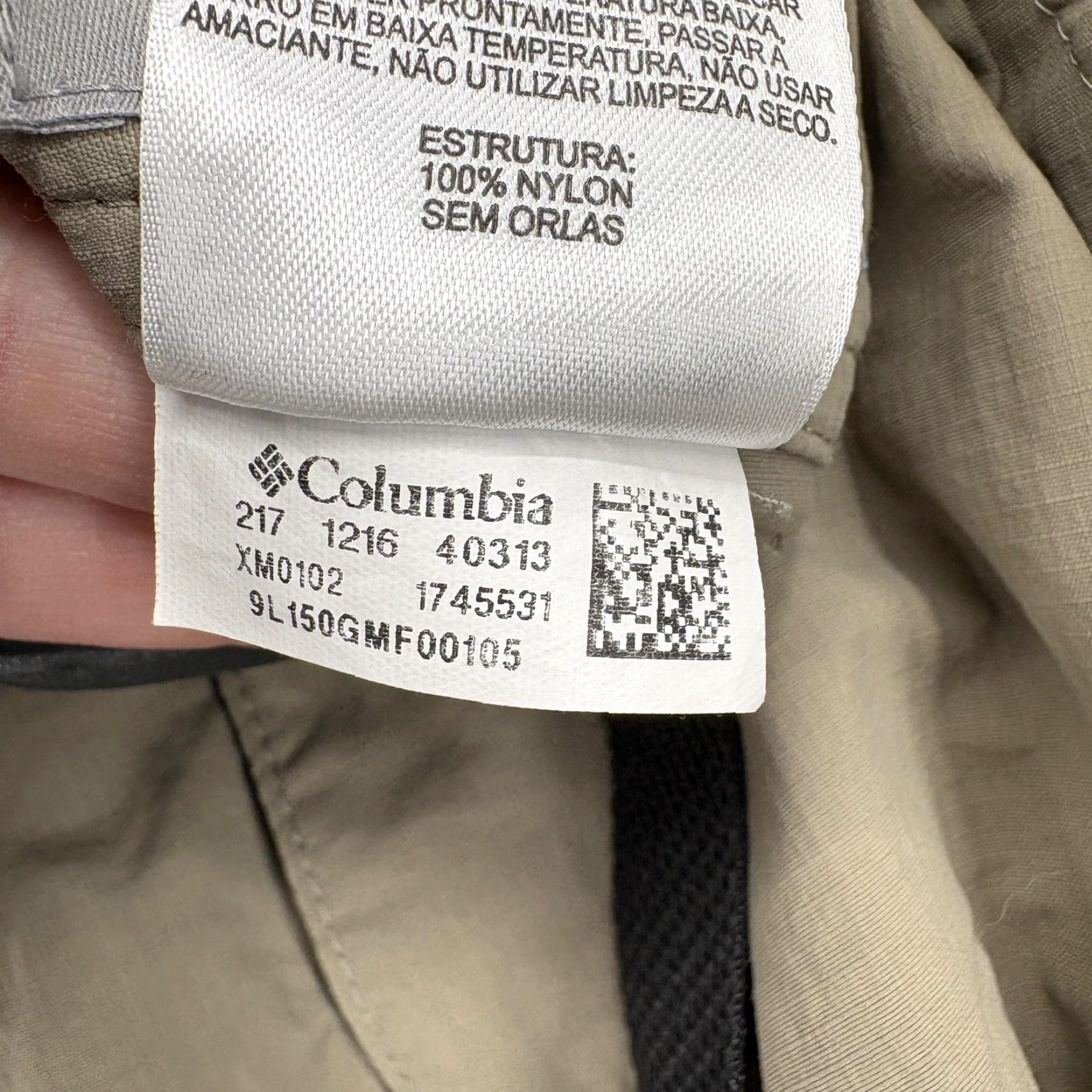 Vintage Columbia Omni-Shade Cargo Pants Mens 38x32 Beige Convertible Hiking Nylon Belt Size US 38 / EU 54 - 7 Thumbnail