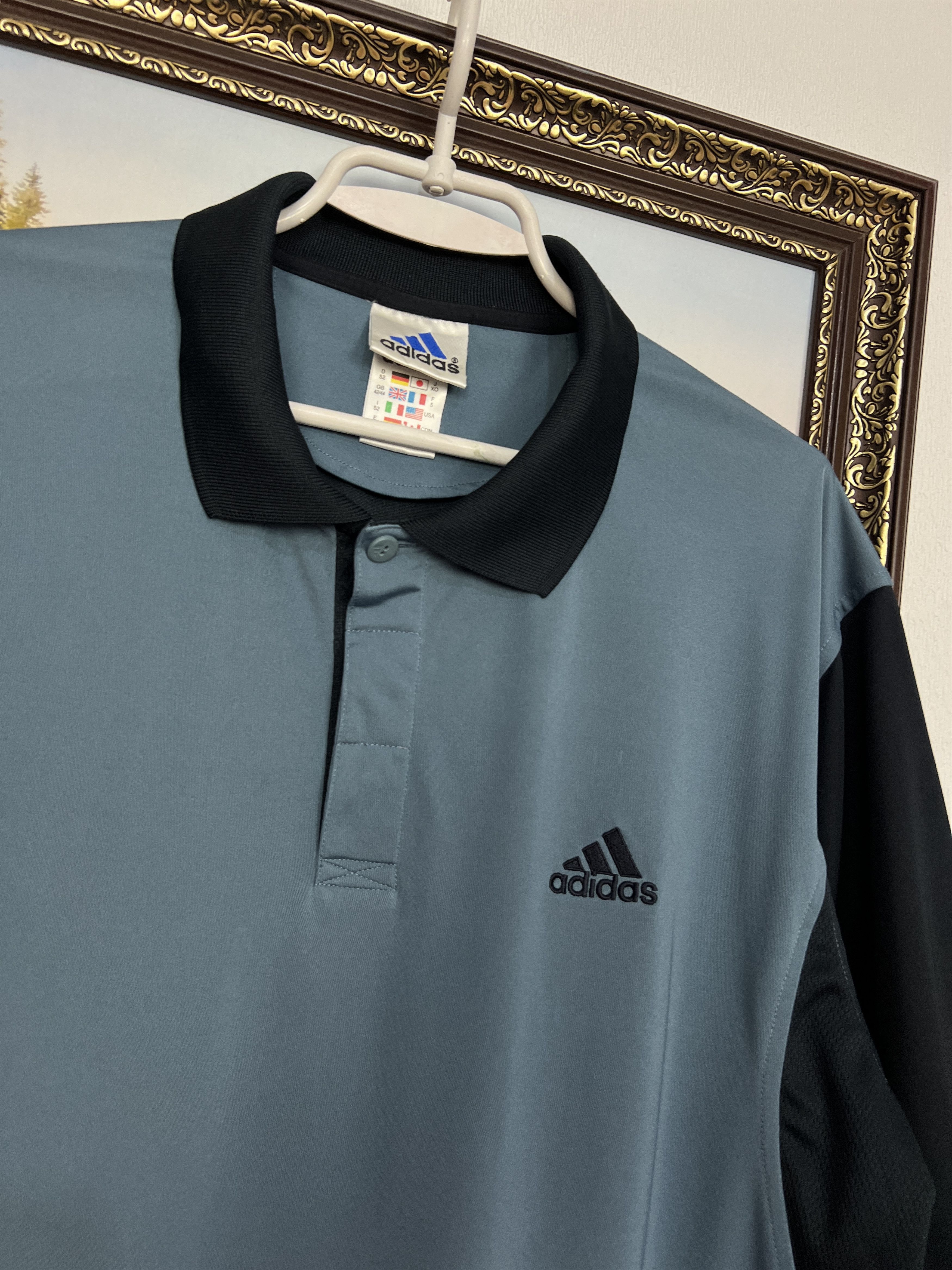 Adidas Vintage Equipment Football Template Shirt Polo Soccer Jersey Size US L / EU 52-54 / 3 - 4 Thumbnail