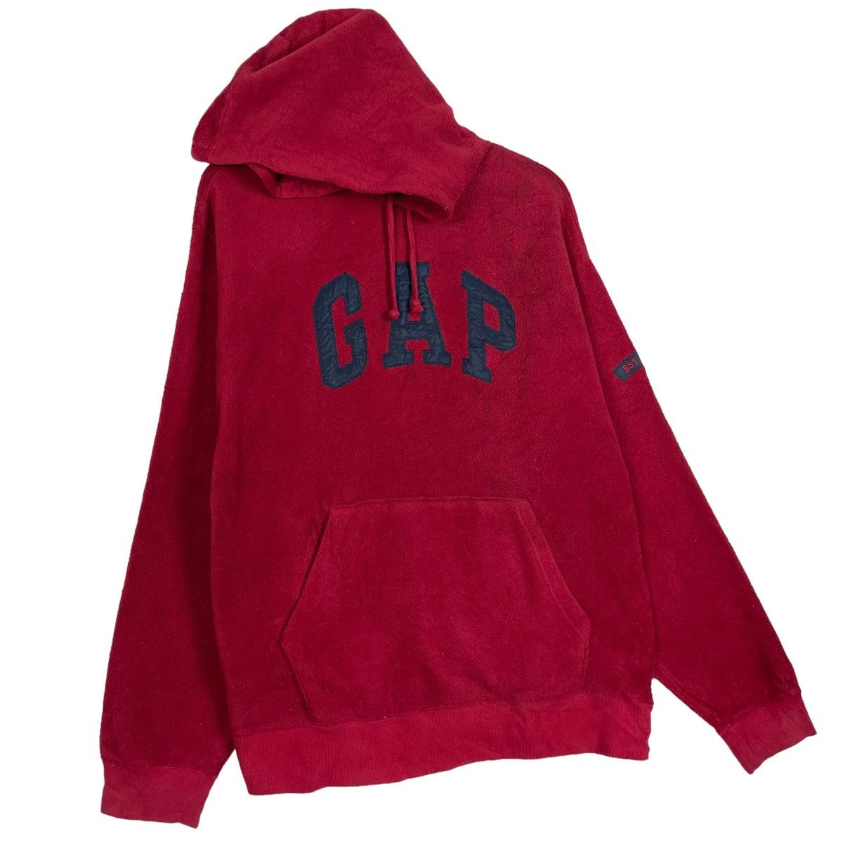 Japanese Brand × Vintage 💥90s GAP FLEECE PULLOVER HOODIE STREETWEAR FASHION Size US L / EU 52-54 / 3 - 3 Thumbnail