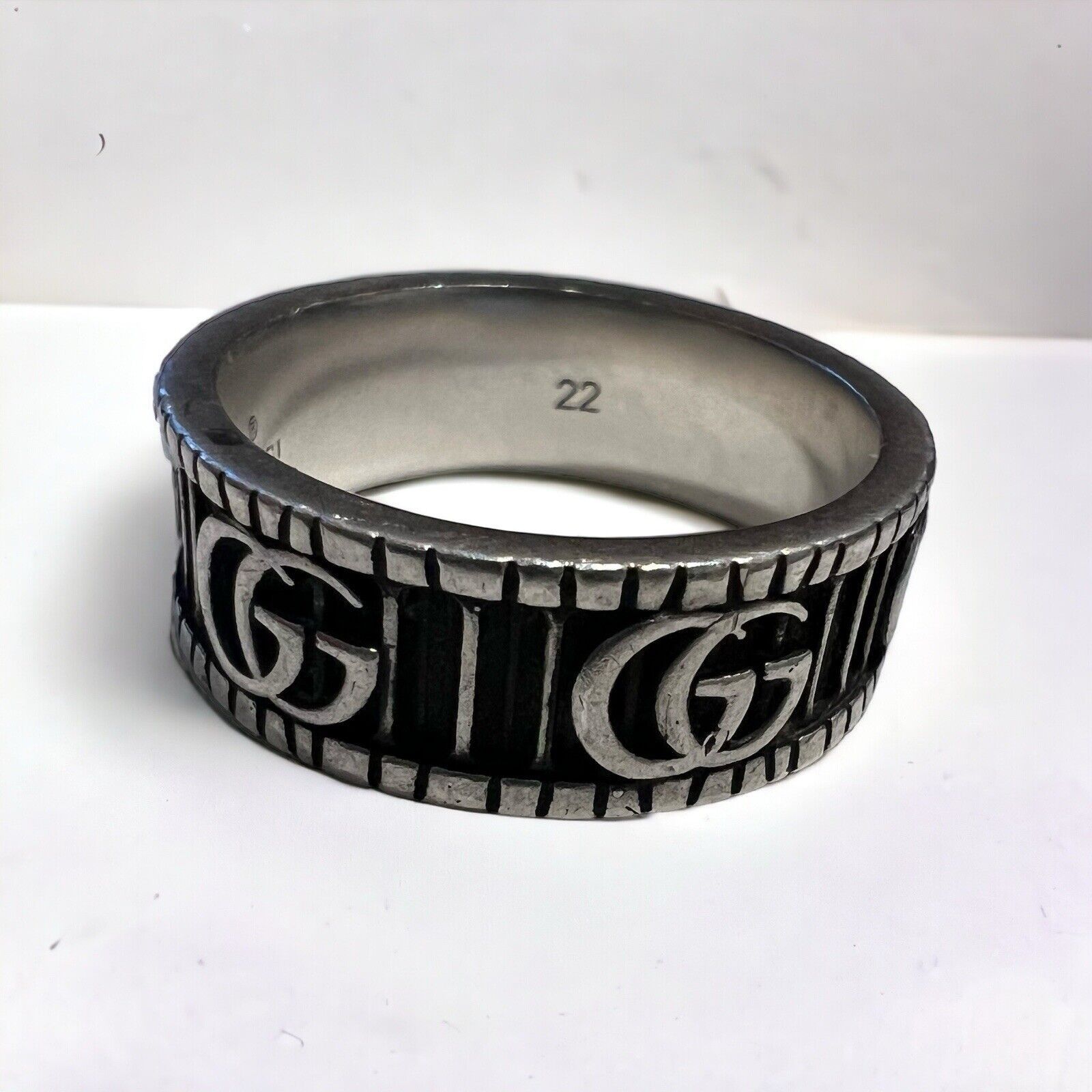 Gucci Gucci GG Marmont Ring 925 Size 9.4 In Original Box & Pouch Size ONE SIZE - 3 Thumbnail