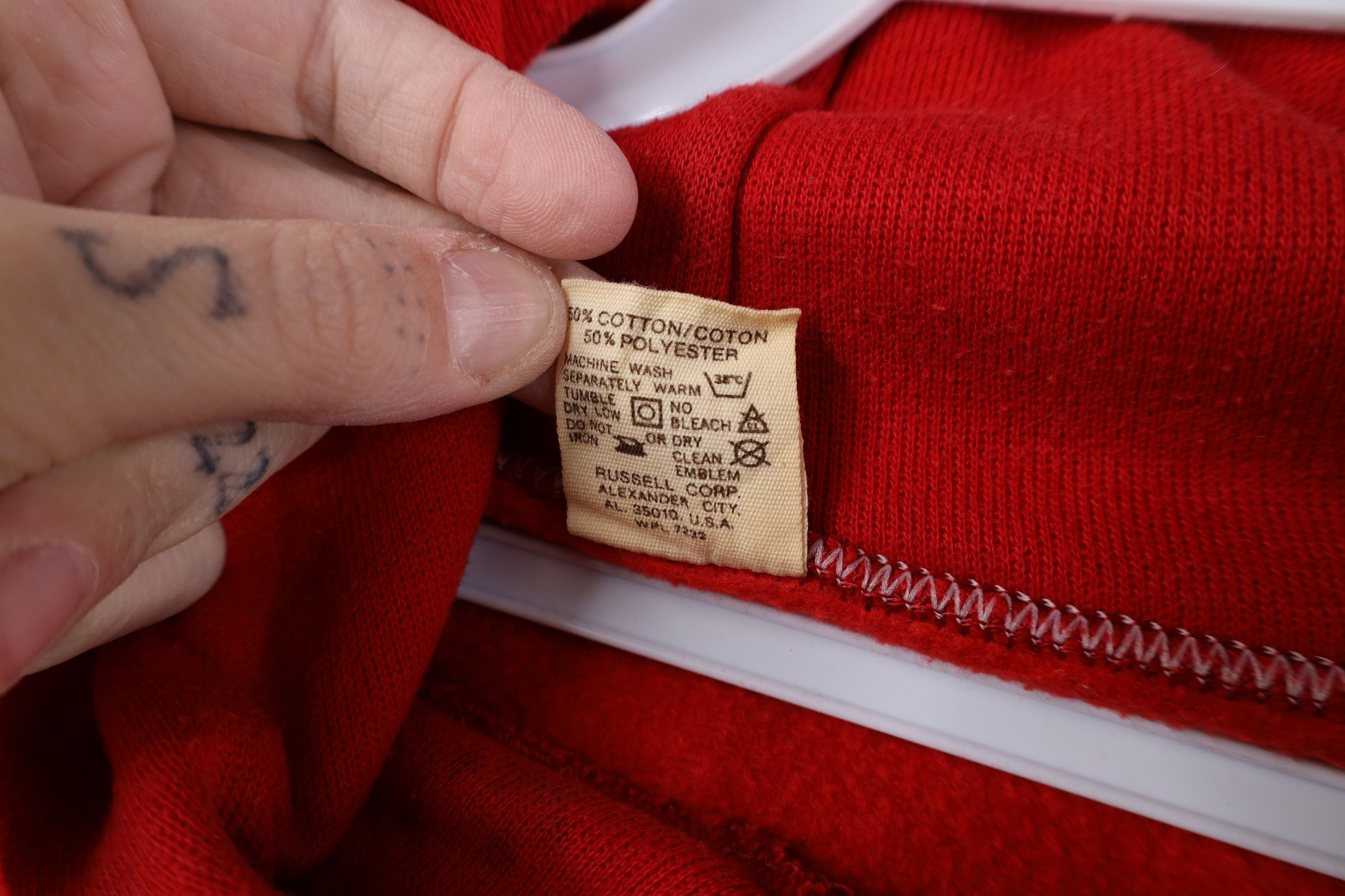 Russell Athletic Vintage 70s Russell Athletic Alpha Fraternity Hoodie USA Size US XL / EU 56 / 4 - 13 Thumbnail