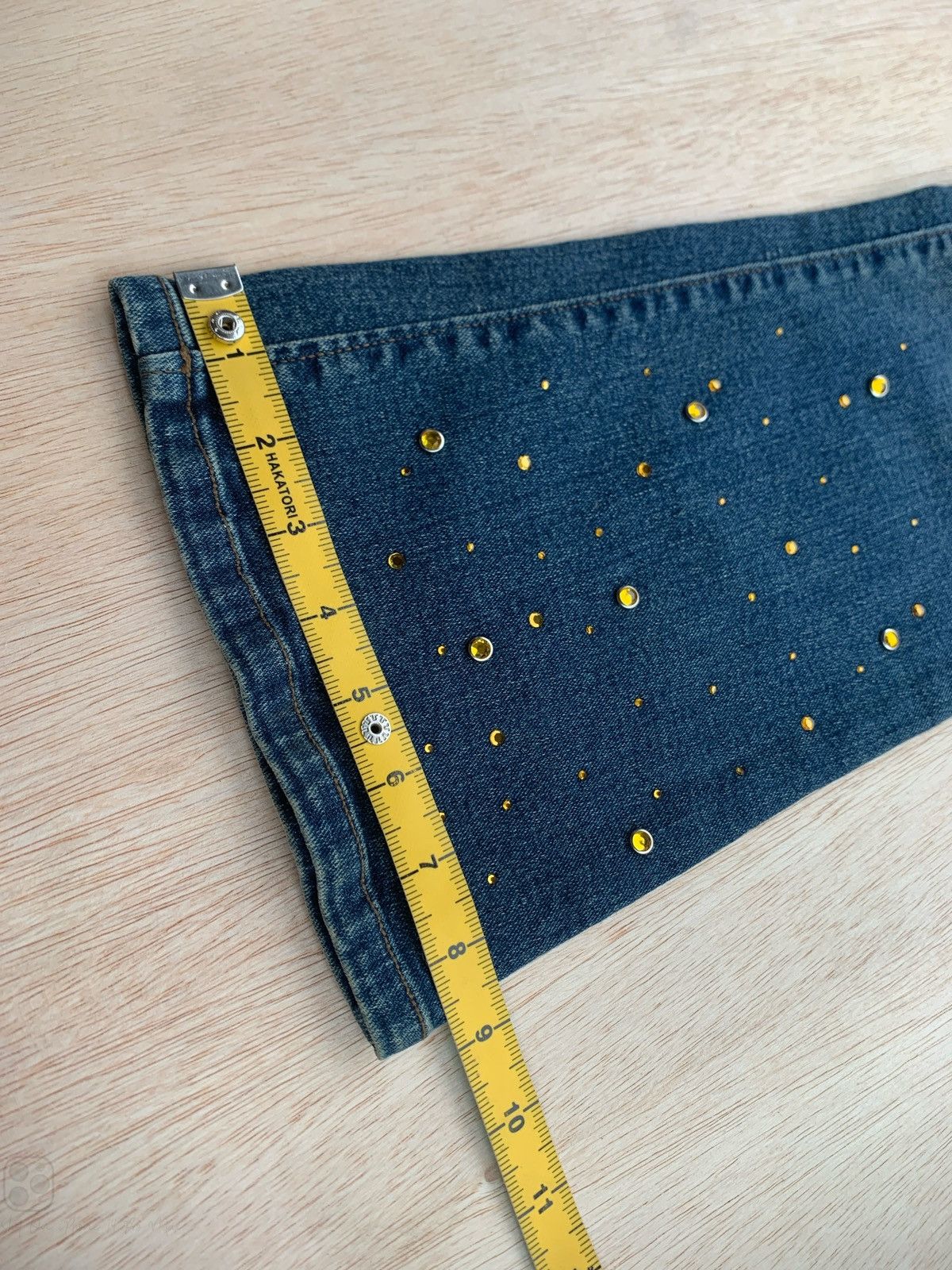 Hysteric Glamour × If Six Was Nine × Japanese Brand Flare C.O.X Cosmo Studded Jeans Bootcut Size US 28 / EU 44 - 12 Thumbnail