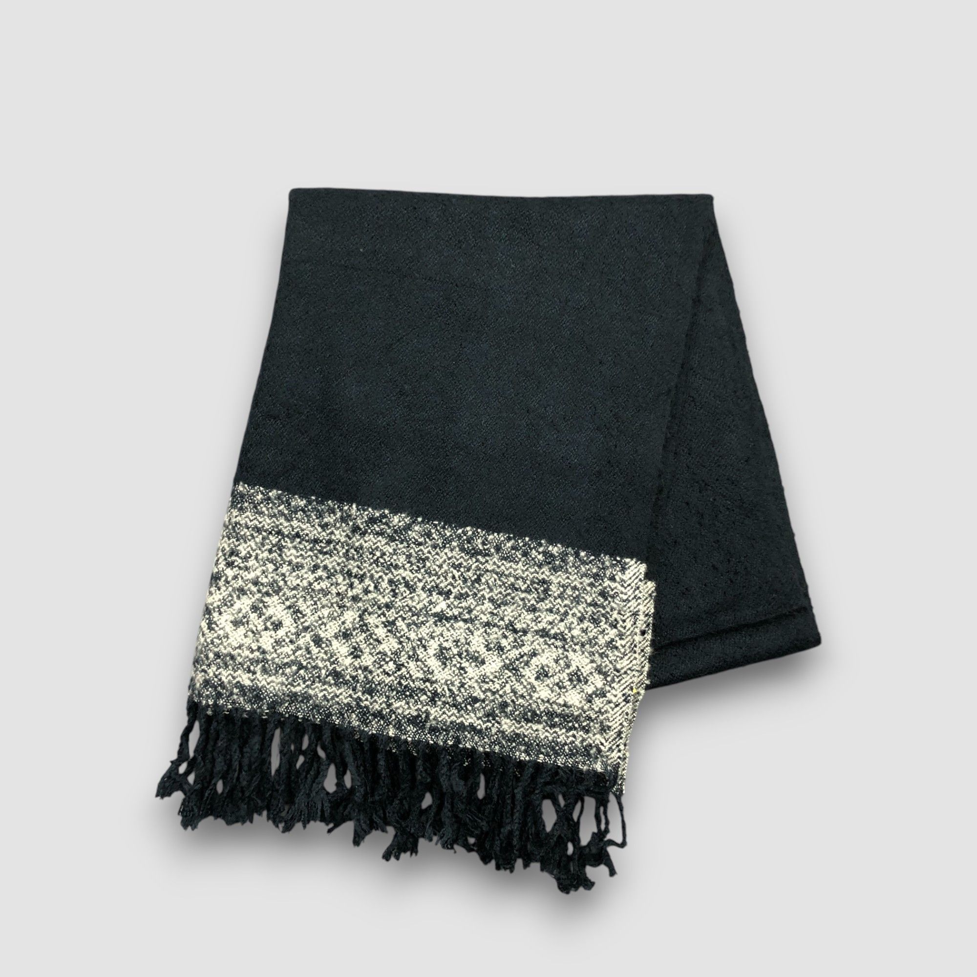 Japanese Brand Vintage Uniqlo X Ines De La Fressange Scarf Wool Scarves Size ONE SIZE - 4 Thumbnail