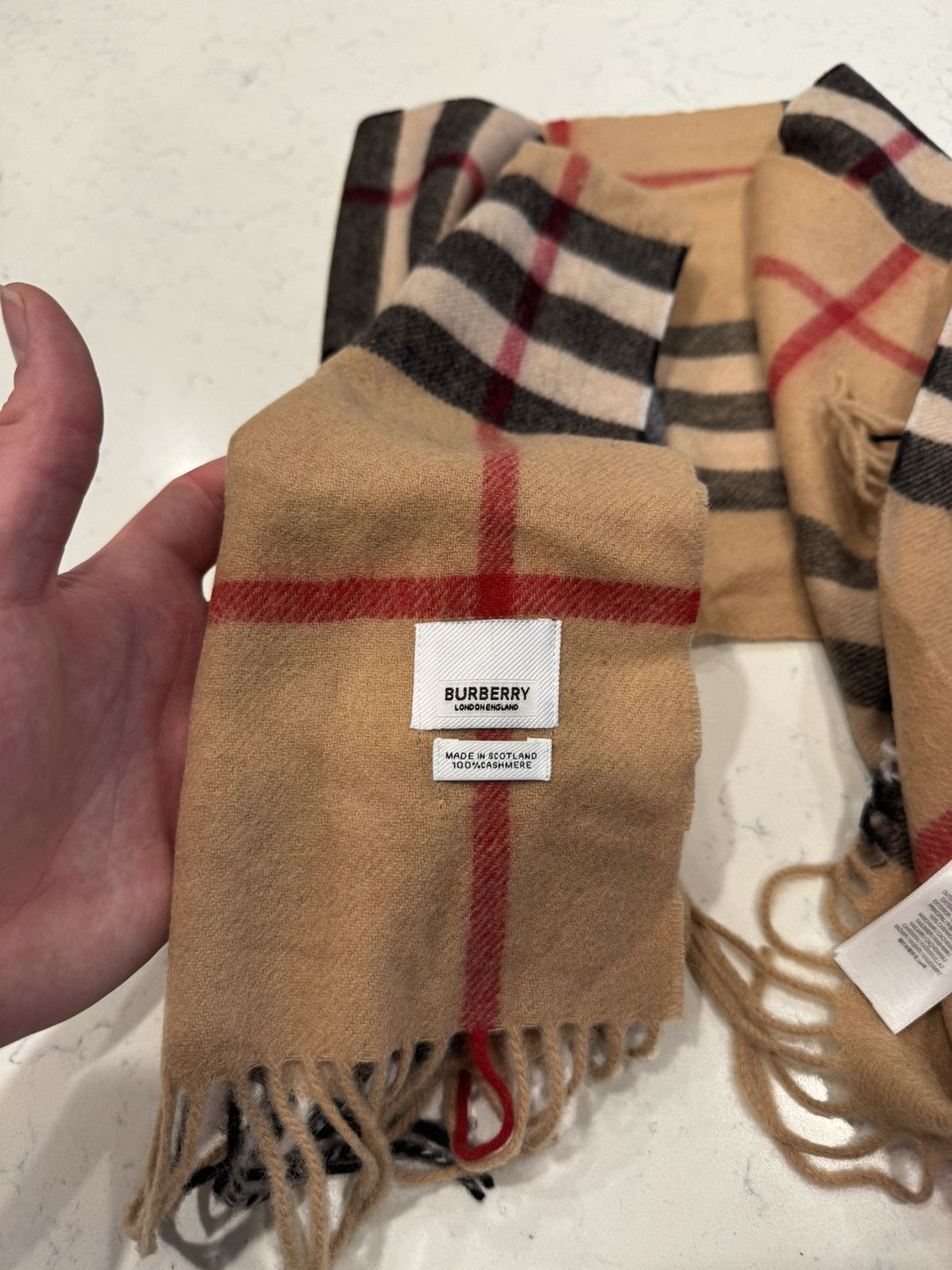 Burberry Burberry cashmere nova check scarf Size ONE SIZE - 3 Thumbnail