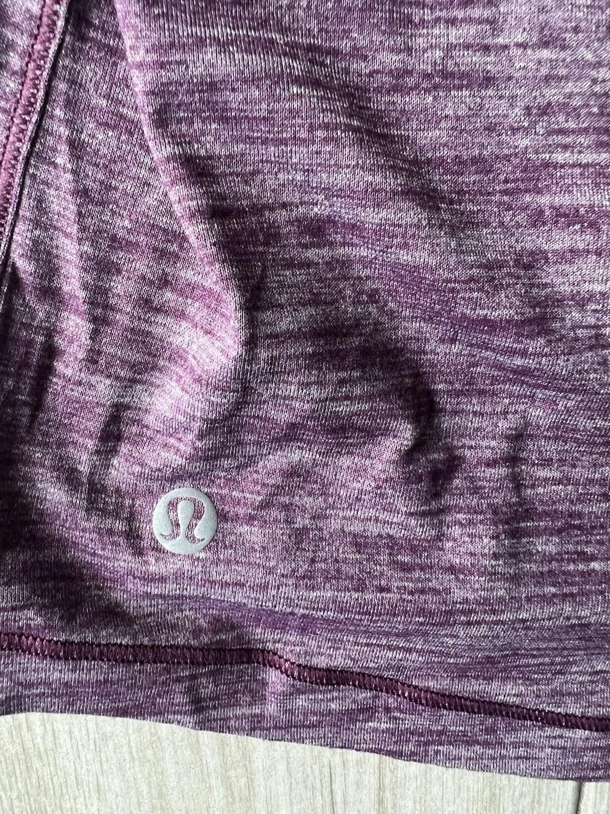Lululemon Lululemon Cardio Squad Tank II Heathered Plum Sz 4 Size S / US 4 / IT 40 - 6 Thumbnail