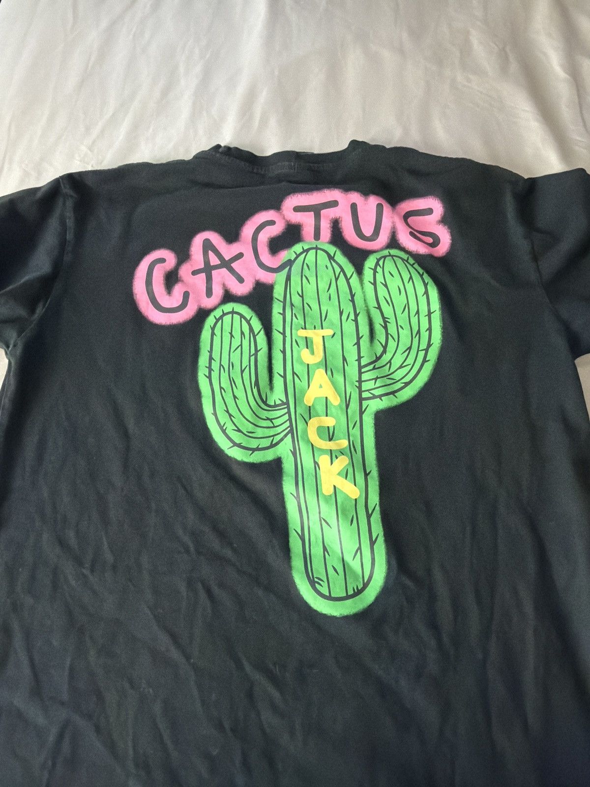 Travis Scott Black Cactus Jack tee Size US M / EU 48-50 / 2 - 1 Thumbnail