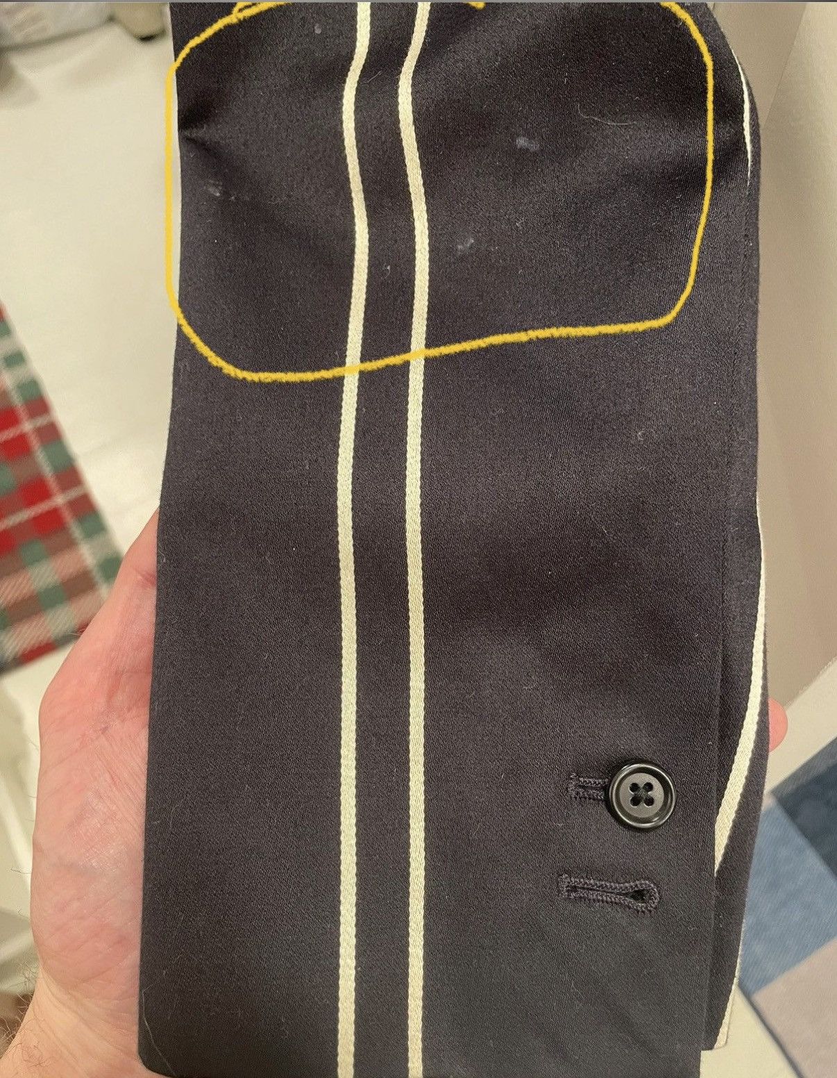 Rugby Ralph Lauren Rugby Ralph Lauren Ivy Style Striped Twill Blazer Small Size 38R - 12 Thumbnail