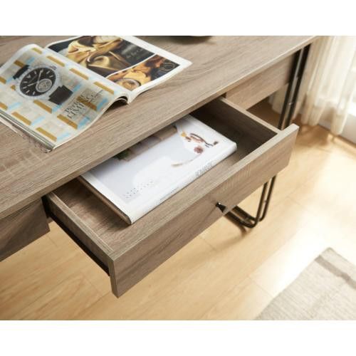 Designer × Homemade Computer Desk Writing Desk with One Drawer Metal Legs and US Size US L / EU 52-54 / 3 - 8 Thumbnail