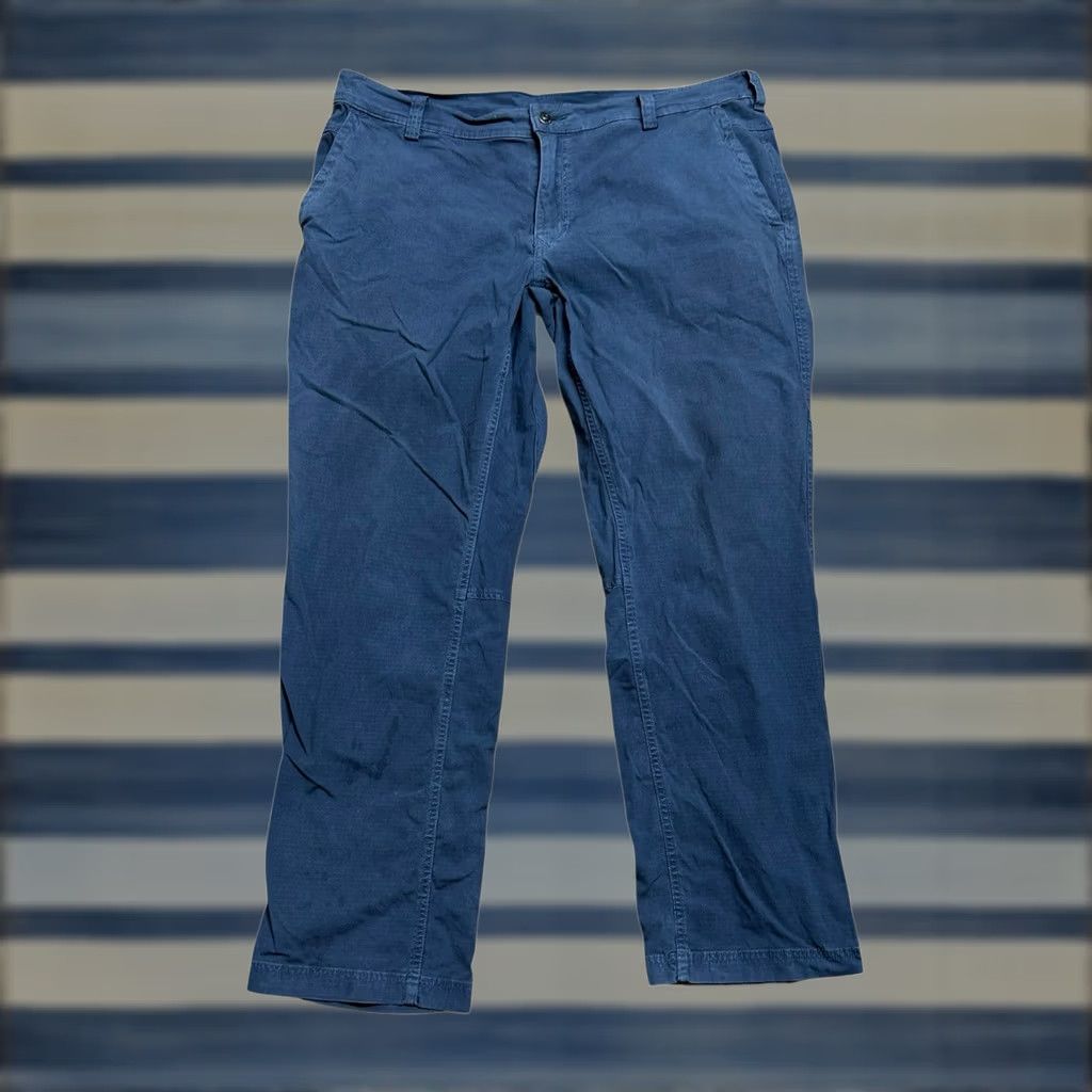 CO Duluth Trading Co Men Blue Ridge Standard Fit Pants 38x30 Blue Pants Straight Leg Regular Rise Mid Blue Womens? Size US 38 / EU 54 - 1 Thumbnail
