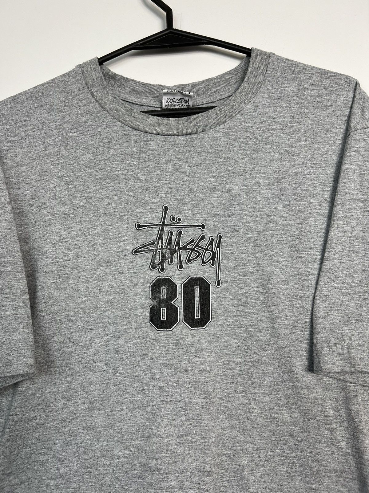 Stussy × Vintage Tshirt Stussy 80 Big Logo Vintage 90’s Size US M / EU 48-50 / 2 - 4 Thumbnail