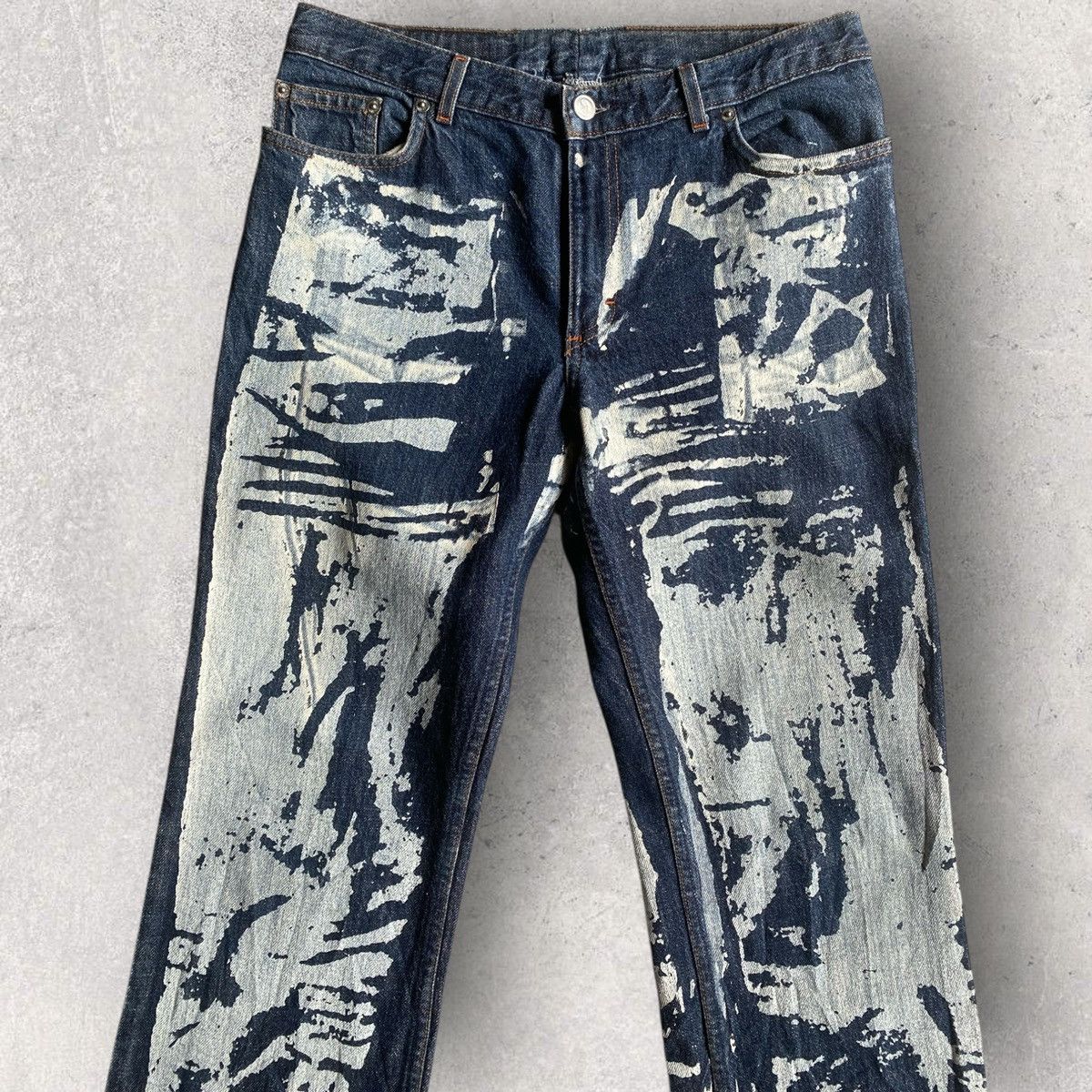 W&LT W&Lt Painted Jeans Size US 30 / EU 46 - 2 Thumbnail