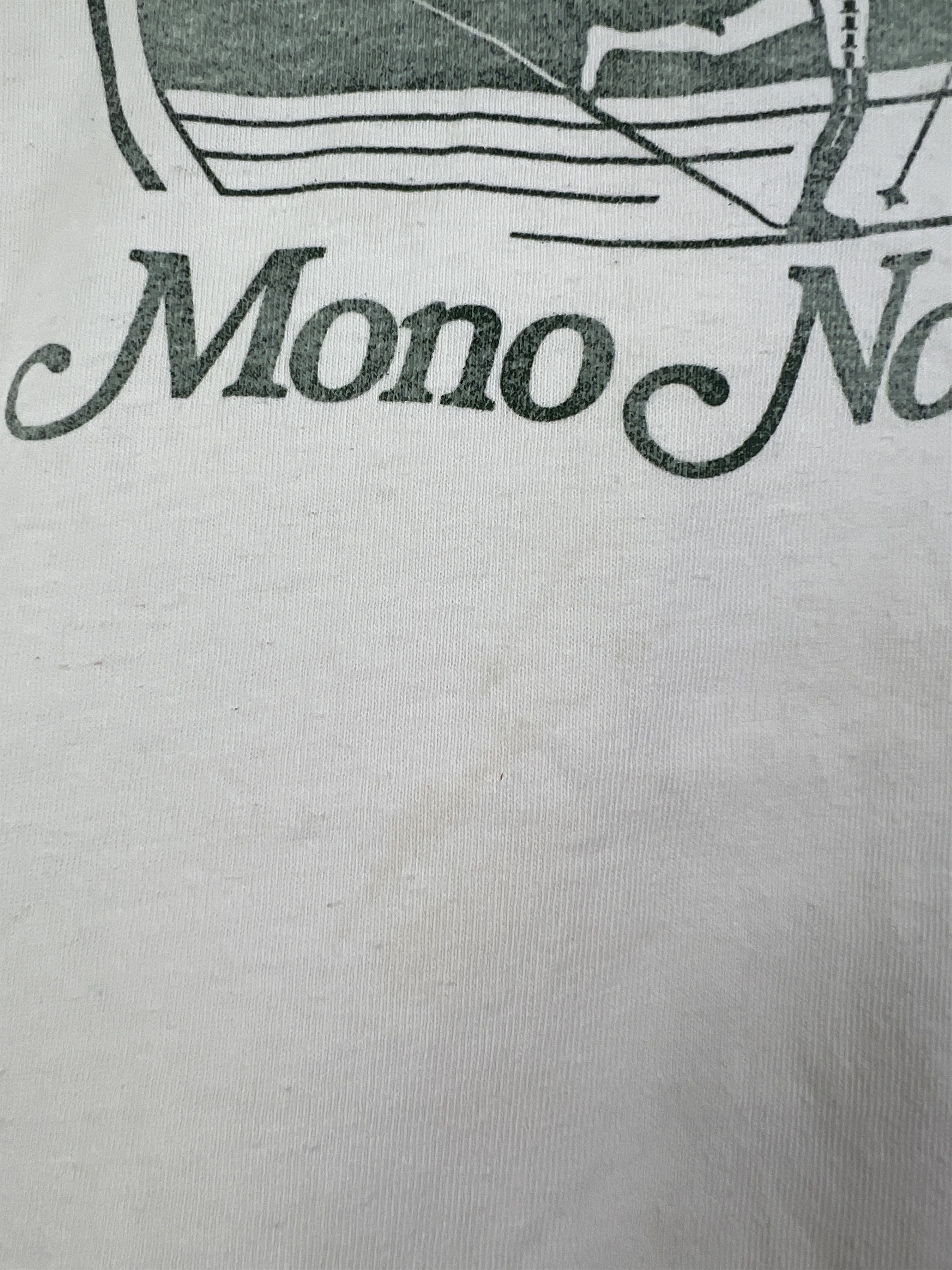 Vintage No.4690 Vintage 80s Graphic L/S Tee Mono Nordic Ski Club (L) Size US L / EU 52-54 / 3 - 6 Thumbnail