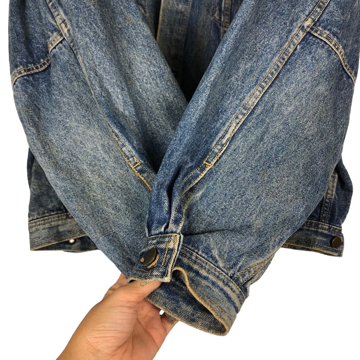 Japanese Brand 🔥Vtg Trucker Denim Jacket Bendorn Japan Issey Miyake Size US M / EU 48-50 / 2 - 15 Thumbnail