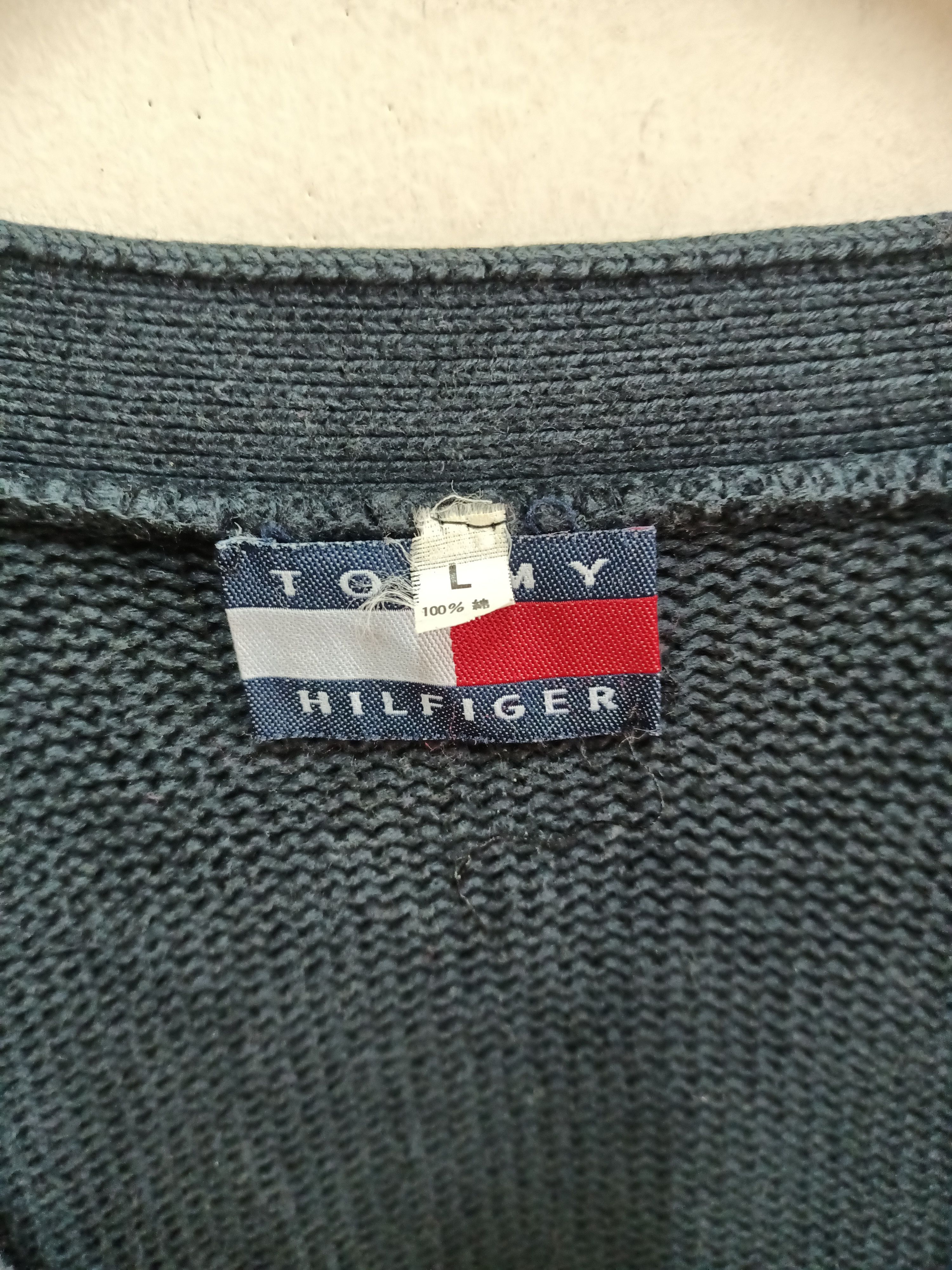 Tommy Hilfiger × Vintage Vintage Tommy Hilfiger knitwear Size US L / EU 52-54 / 3 - 4 Thumbnail