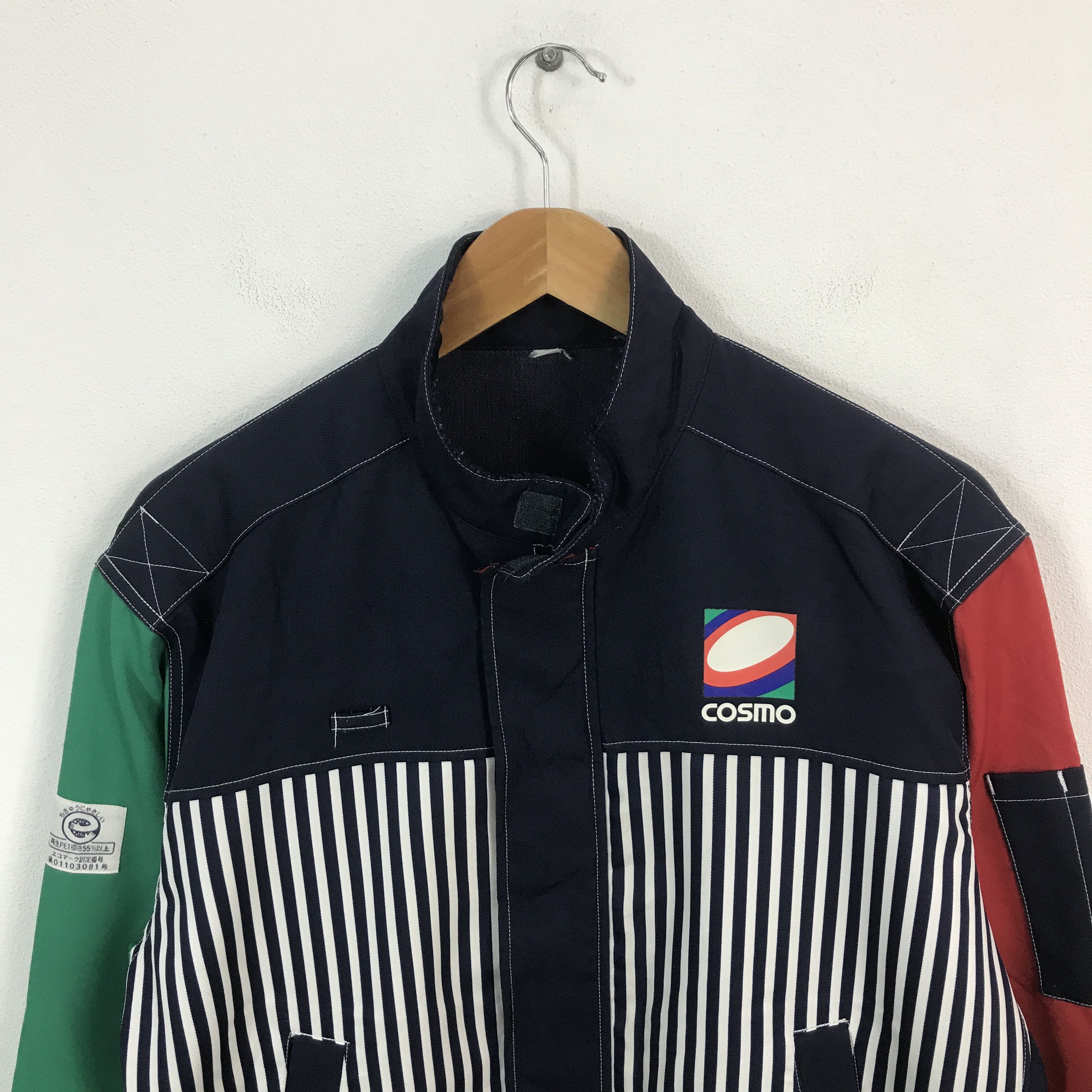 Japanese Brand Vtg Cosmo Auto Service Staff racing jacket Size US L / EU 52-54 / 3 - 2 Thumbnail