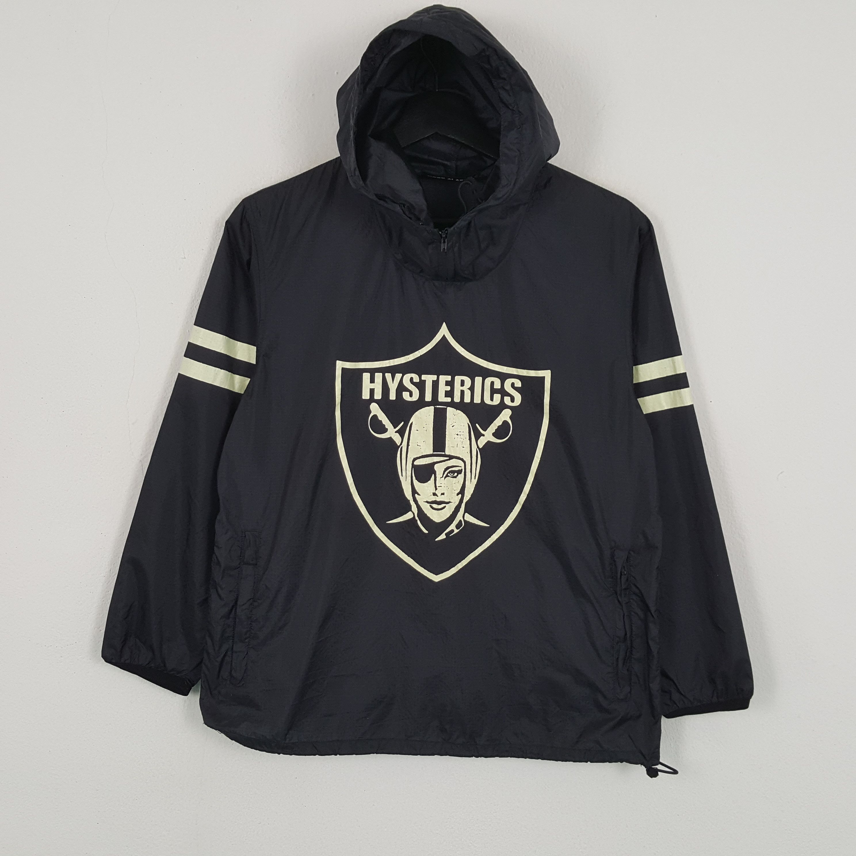 Hysteric Glamour × Japanese Brand × Vintage HYSTERIC GLAMOUR Raiders Style Windbreaker Hoodie Size S / US 4 / IT 40 - 1 Thumbnail