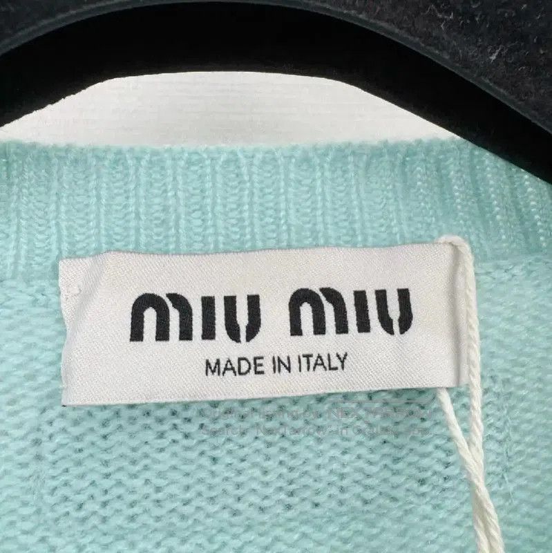 Miu Miu Miu Miu Lightweight Turquoise Cashmere Sweater . Size S / US 4 / IT 40 - 3 Thumbnail
