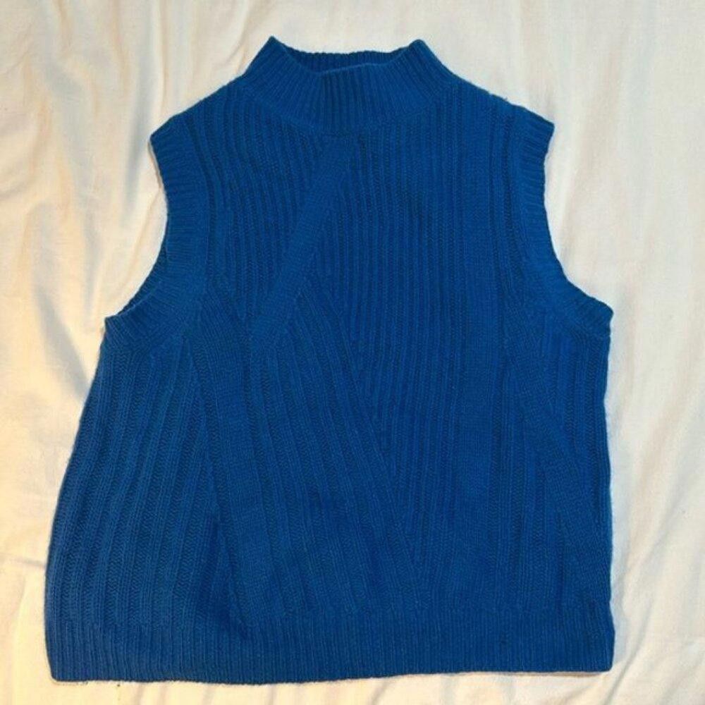 Diane von Furstenberg Diane von Furstenberg DVF Ediva Cashmere Sweater Vest Size L / US 10 / IT 46 - 4 Thumbnail