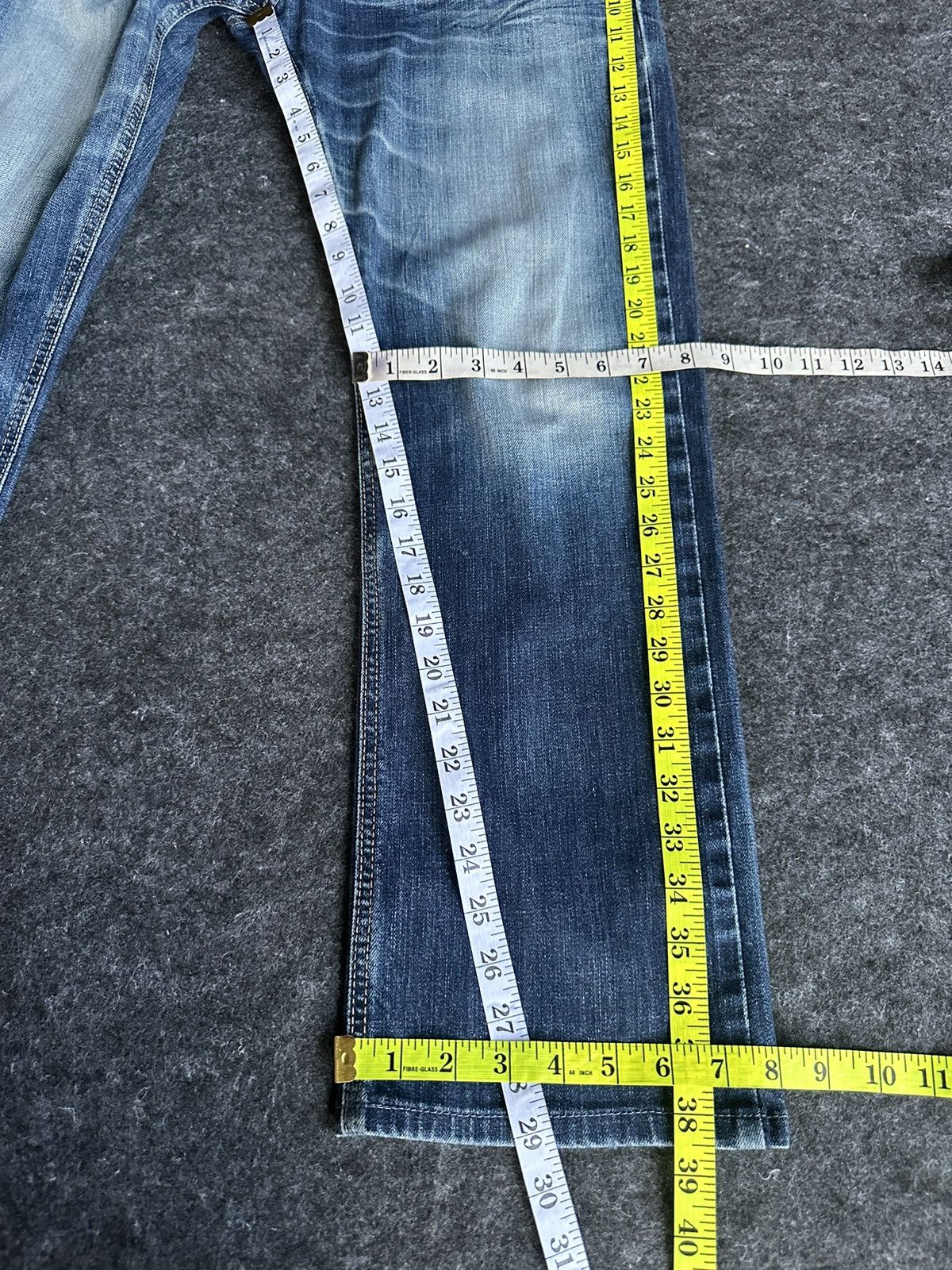Edwin Vintage 90s Edwin Blue Trip Stone Washed Denim 30x29 D382 Size US 30 / EU 46 - 11 Thumbnail