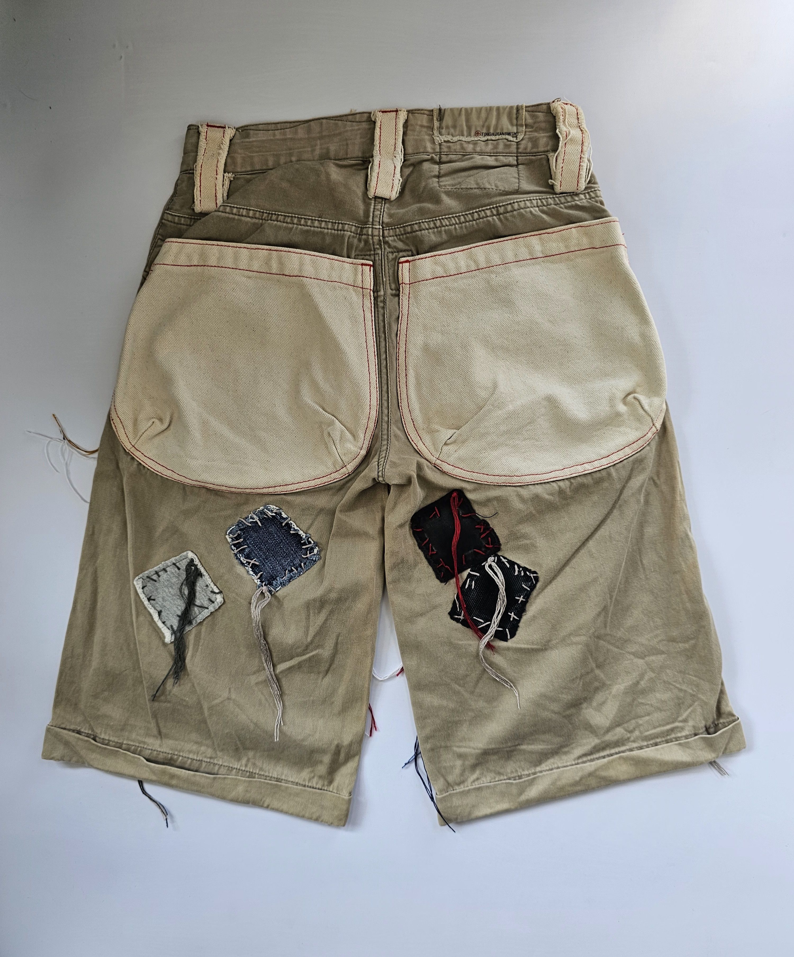 Darn Tough Vintage Tough Jeansmith Patch Work Short Size US 30 / EU 46 - 2 Thumbnail