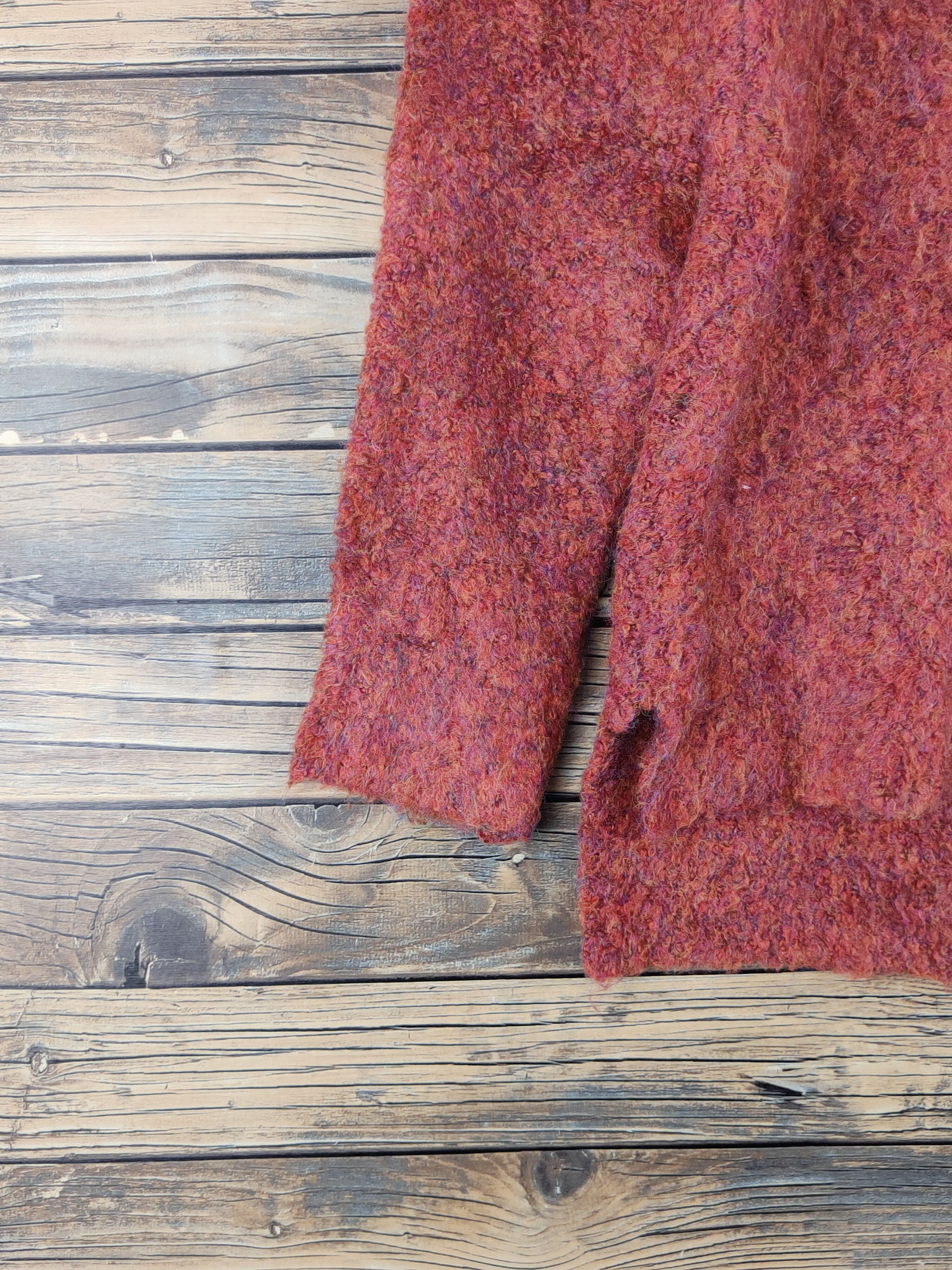 Homespun Knitwear × LOWRYS FARM × Vintage Lowrys Farm Orange Knitwear Sweatshirts #W1197 Size M / US 6-8 / IT 42-44 - 4 Thumbnail