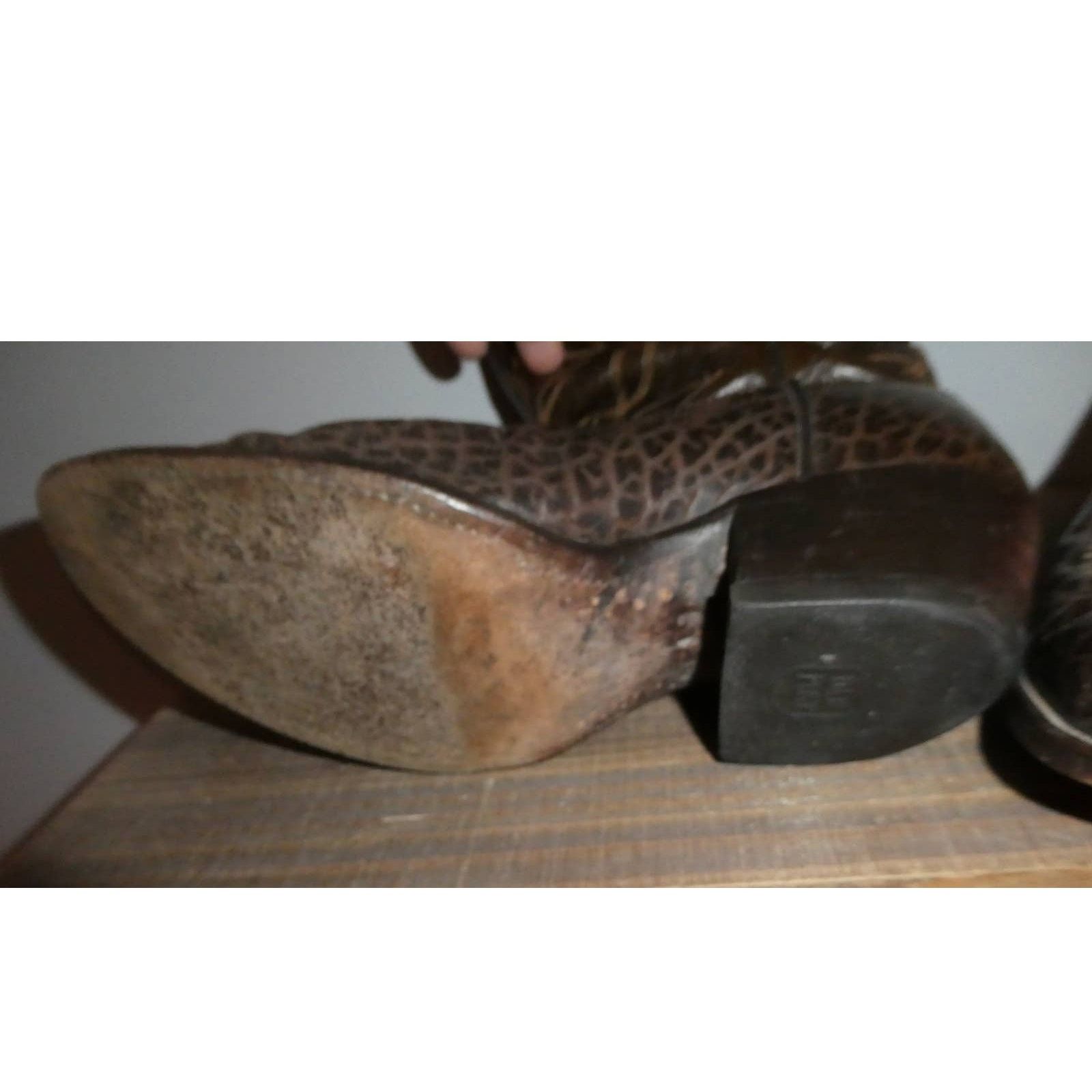Dan Post DAN POST size 8 western cowgirl boots, cool print! Size US 8 / IT 38 - 4 Thumbnail