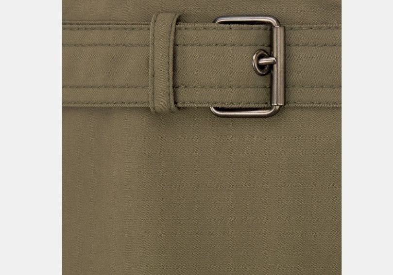 Dior o1w1db10325 417J38A Belted Midi Skirt in Khaki Size 30" / US 8 / IT 44 - 3 Thumbnail