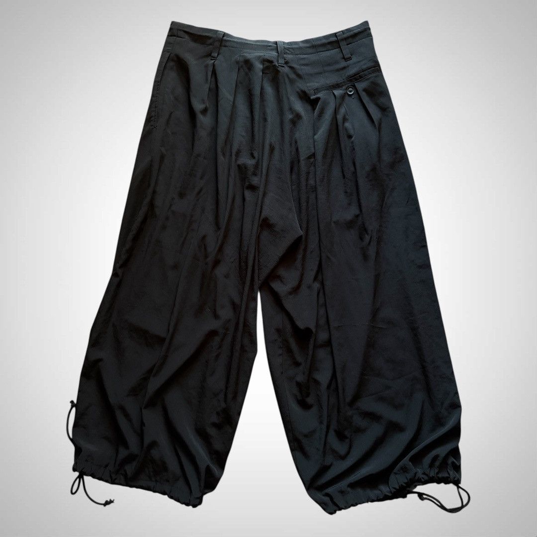 Yohji Yamamoto Yohji Yamamoto Pour Homme - G12 Tuck Wide Pleated Pants Size US 35 - 3 Thumbnail