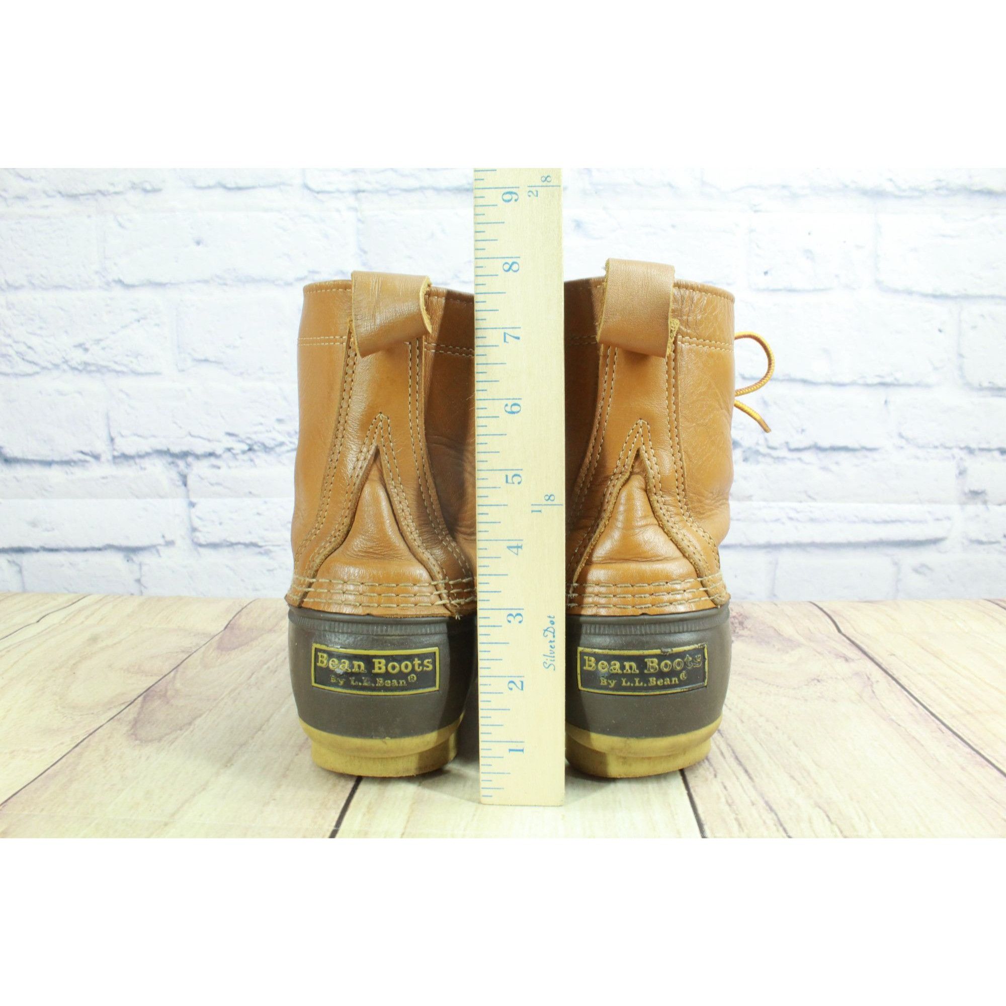 L.L. Bean LL Bean Unlined Brown Leather Ankle Duck Boots Size US 10 / IT 40 - 6 Thumbnail