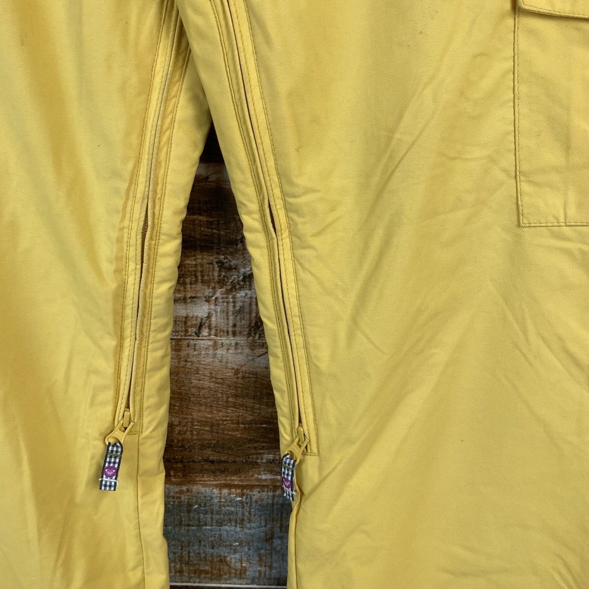 Japanese Brand DL Roxy Winter Sport Yellow Pants #C1123 Size 26" / US 2 / IT 38 - 12 Thumbnail