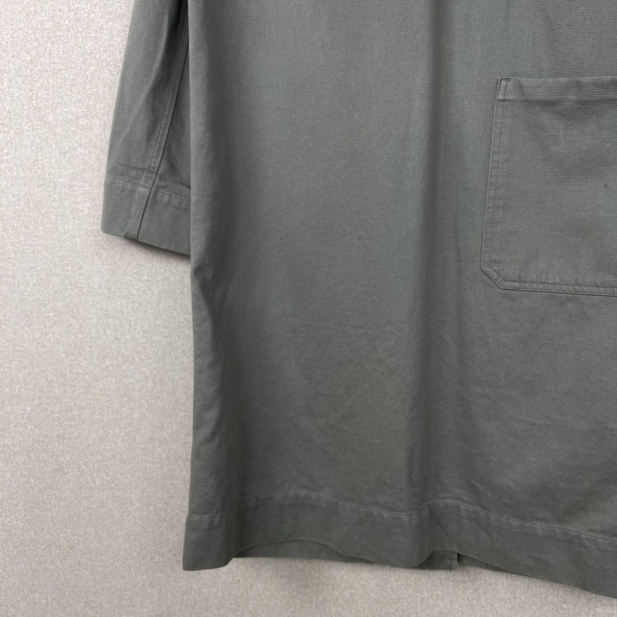 VINTAGE 90s MAISON MARGIELA KHAKI CANVAS COAT