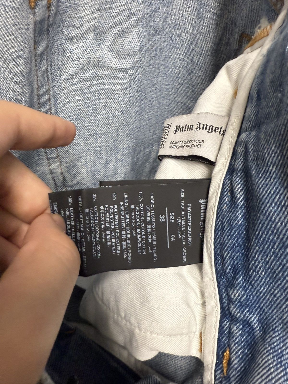 Palm Angels Palm angels “Malibu” distressed denim Size US 36 / EU 52 - 5 Thumbnail