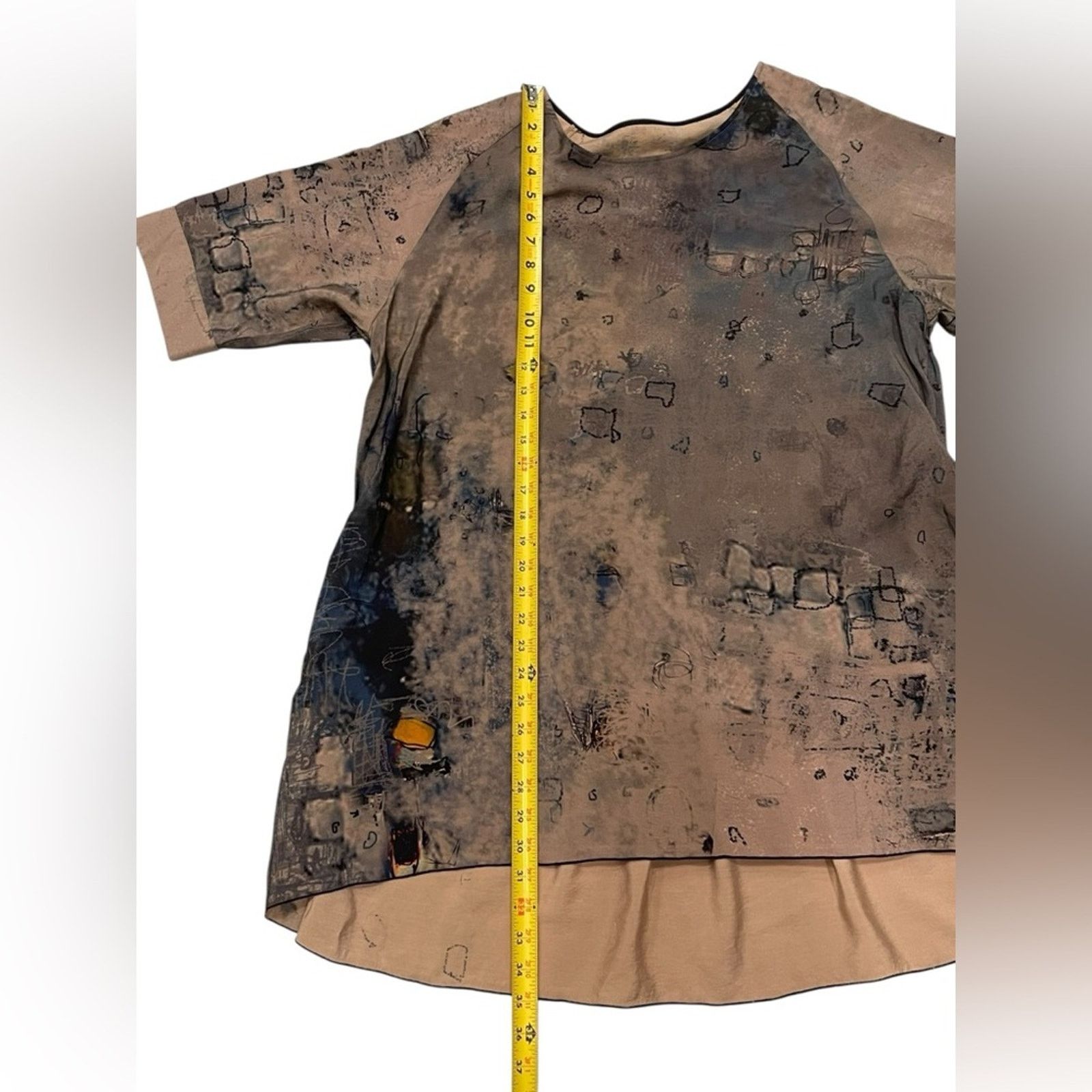 Other 3 Potato Size M/L Abstract Print Art To Wear TOP Size M / US 6-8 / IT 42-44 - 8 Thumbnail