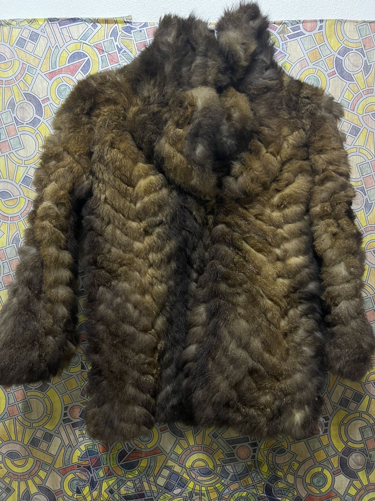 Leather JACKET FUR (CJ 18) Size S / US 4 / IT 40 - 1 Thumbnail