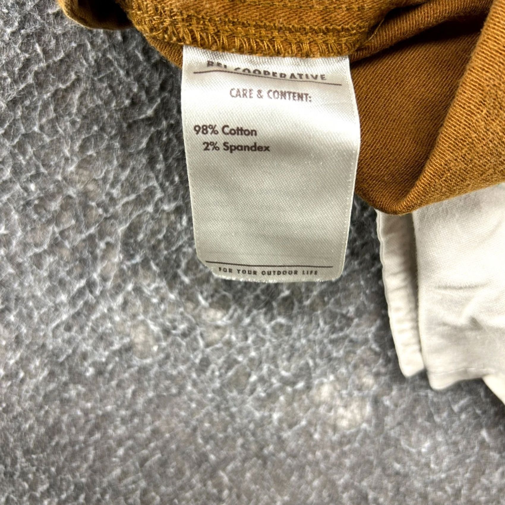 Vintage REI Pants Mens 28x30 Brown Tan Jogger Straight Double Knee Trailsmith Canvas Nylon Cargo Pocket Zip Size US 28 / EU 44 - 3 Thumbnail