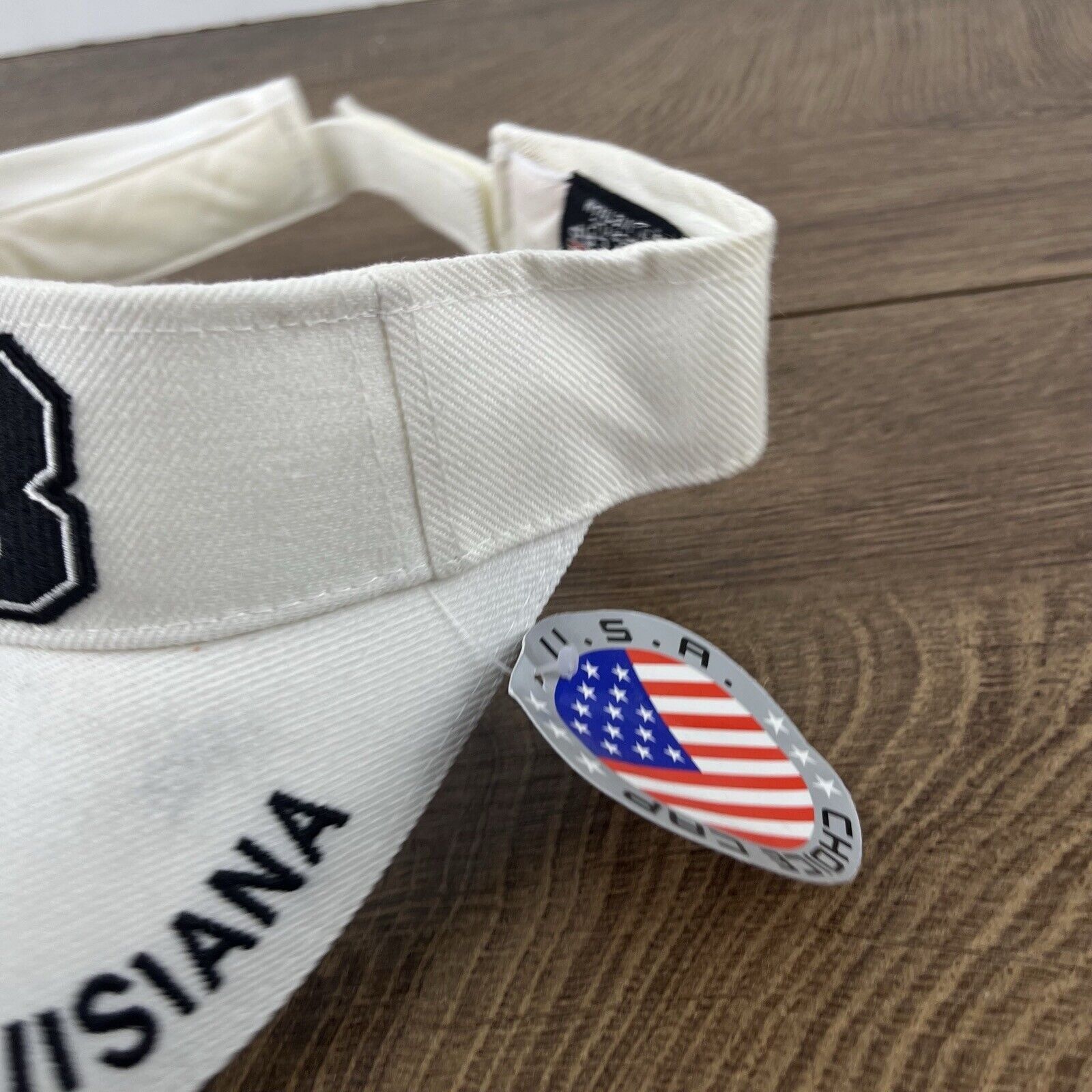 Other Louisianna 318 Visor Hat White Cap Hat 318 Adjustable Hat Wh Size ONE SIZE - 7 Thumbnail