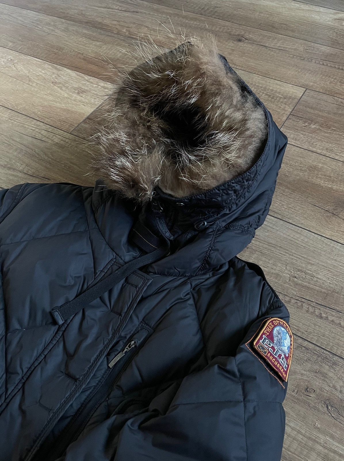 Parajumpers Parajumpers Womens Quilted Down Fur Hooded Parka Jacket Size S / US 4 / IT 40 - 8 Thumbnail