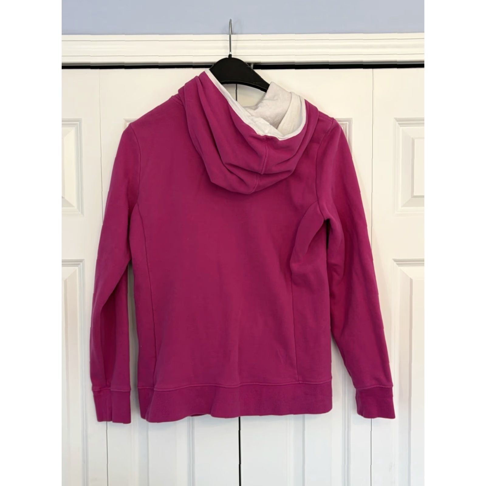 The North Face The North Face Hoodie Women Pink Logo Long Sleeve Large Pullover Fleece Kangaroo Pocket Activewear Winter Fall Spring Regular Fit Size L / US 10 / IT 46 - 2 Thumbnail