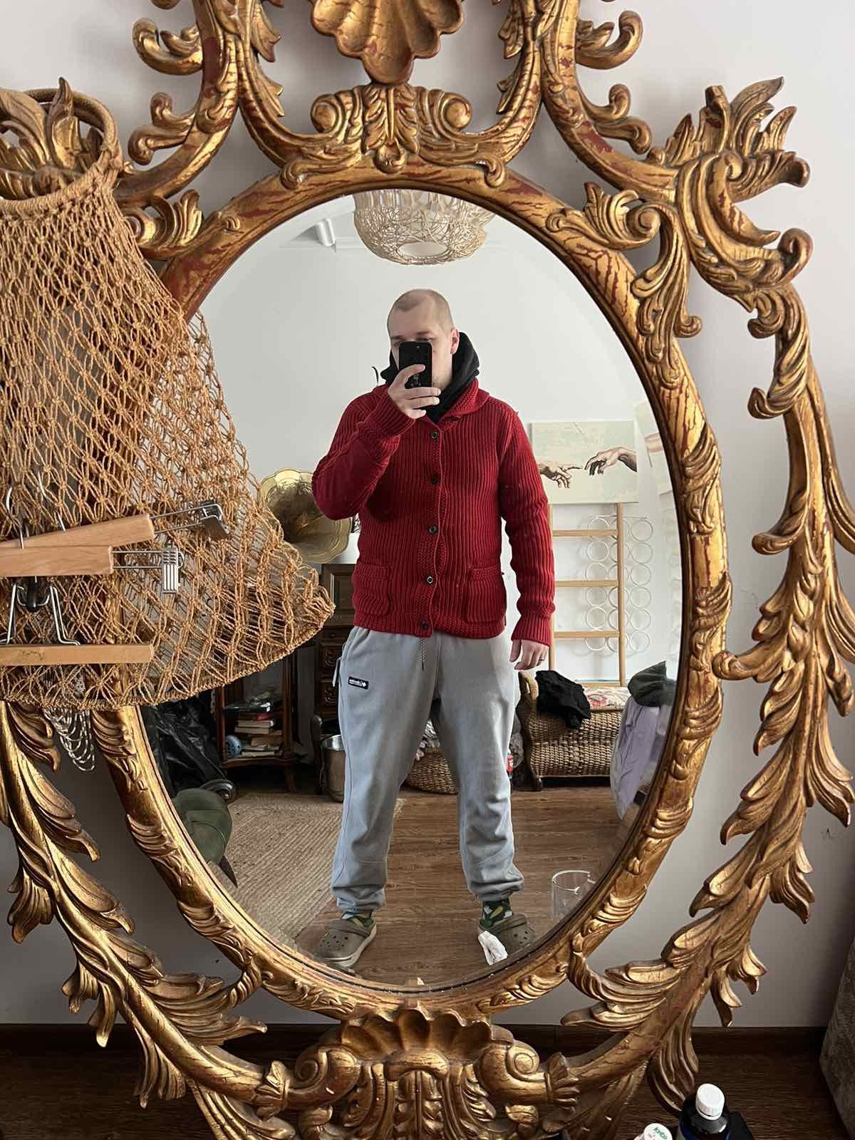 Polo Ralph Lauren Polo Ralph Lauren Red Knit Sweater Sz M Size US M / EU 48-50 / 2 - 3 Thumbnail