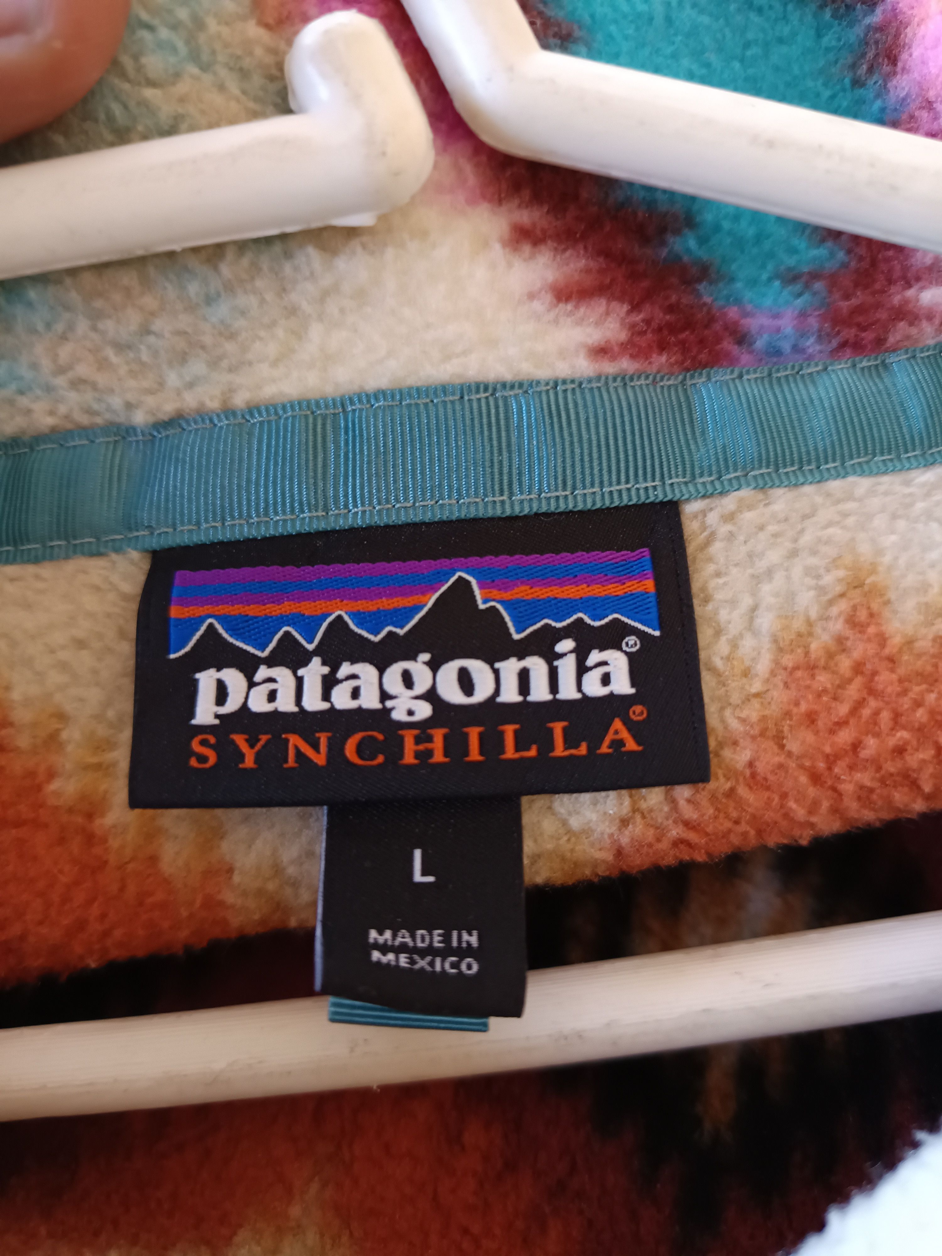Patagonia × Vintage Patagonia Synchilla Tribal Aztec Fleece Pullover Size US L / EU 52-54 / 3 - 6 Thumbnail