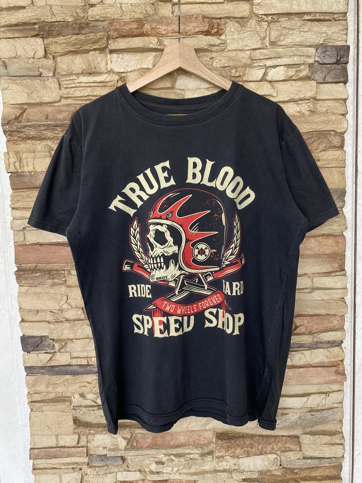 Band Tees Motorcycles True Blood Ride Speed Distressed Tees Size US M / EU 48-50 / 2 - 1 Thumbnail
