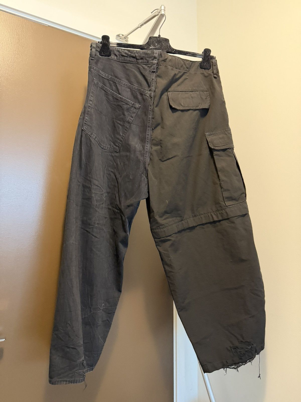 Balenciaga Balenciaga Hybrid Cargo Denim Size US 33 - 4 Thumbnail