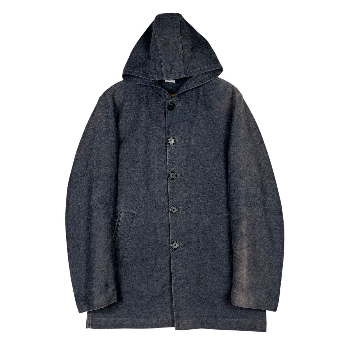 Vetra Vintage Vetra Moleskin Hoodie Jacket Made In France Size US L / EU 52-54 / 3 - 1 Thumbnail